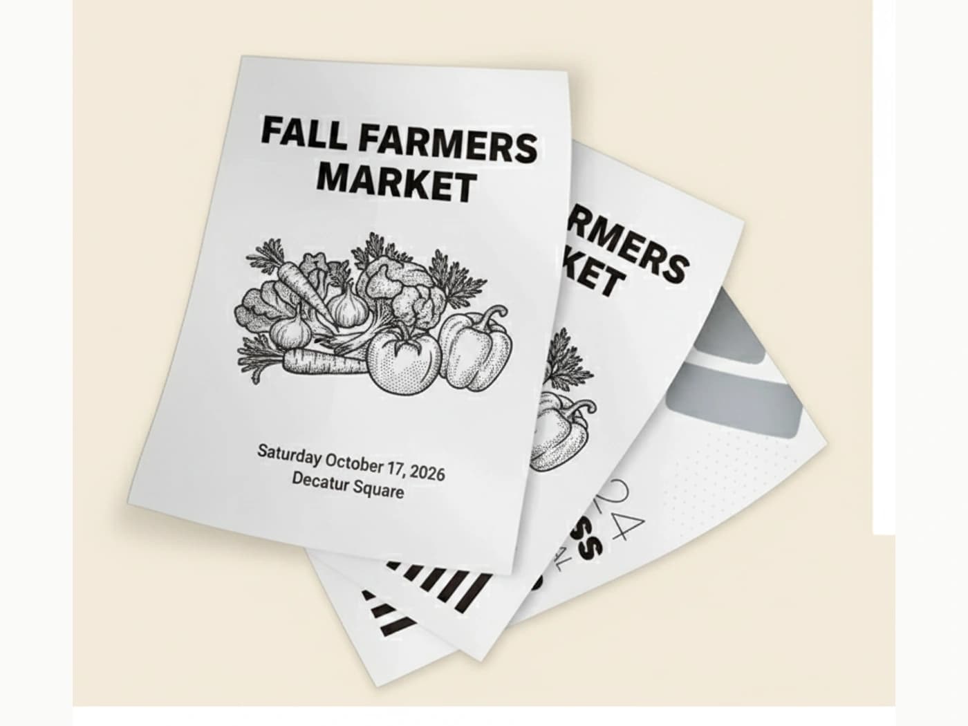 Black & White Flyers