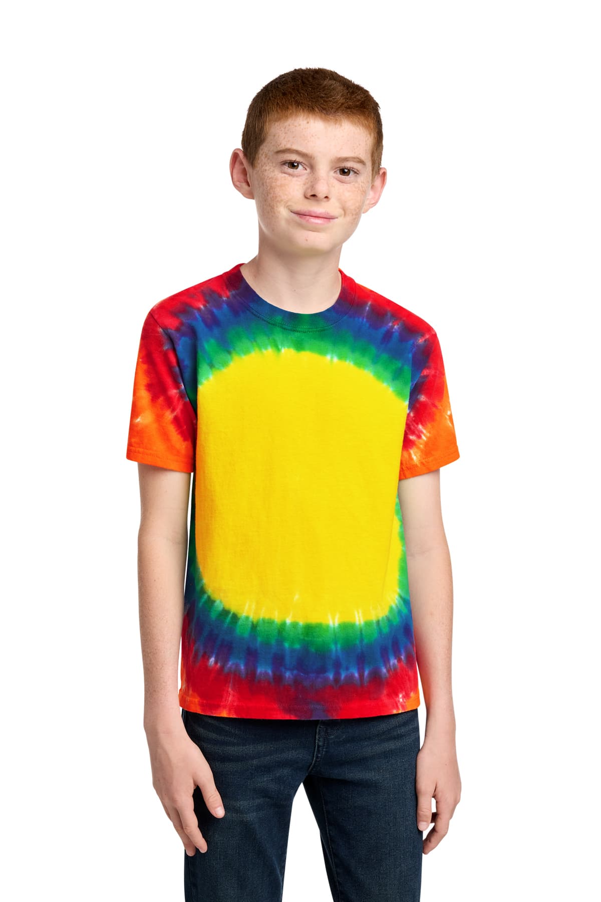 Port & Co Youth Window Tie-Dye Tee