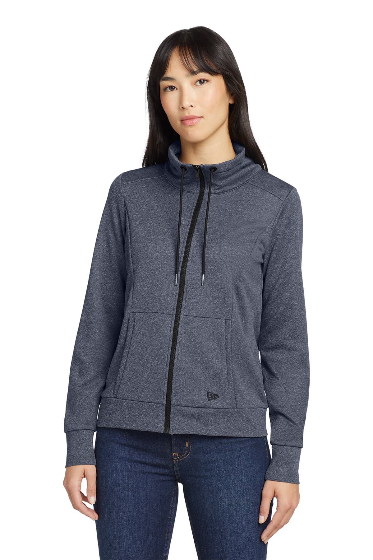New Era Women's Performance Terry Full-Zip Cowl