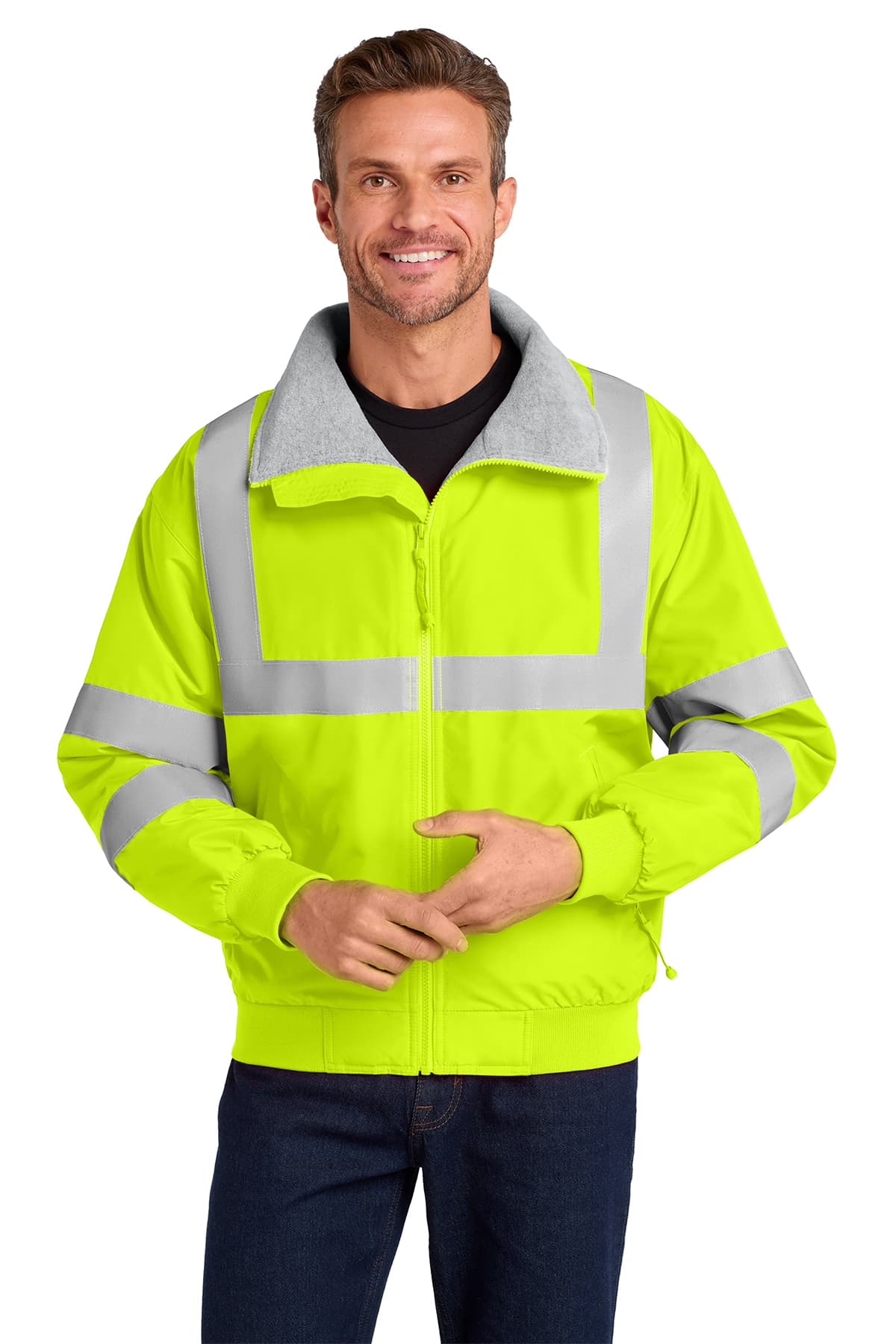 Port Authority Enhanced Visibility Challenger Jacket with Reflective Taping