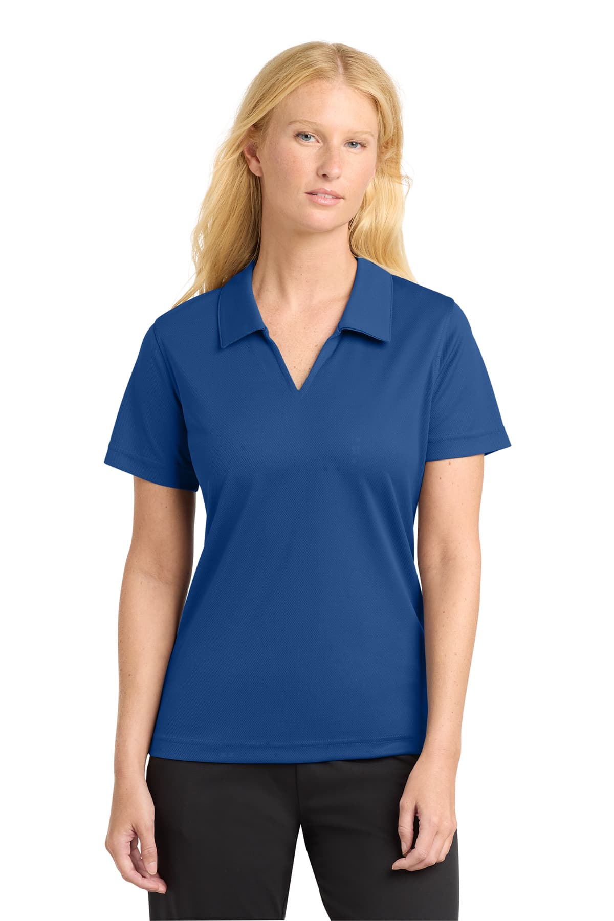 Sport-Tek Women's Dri-Mesh V-Neck Polo
