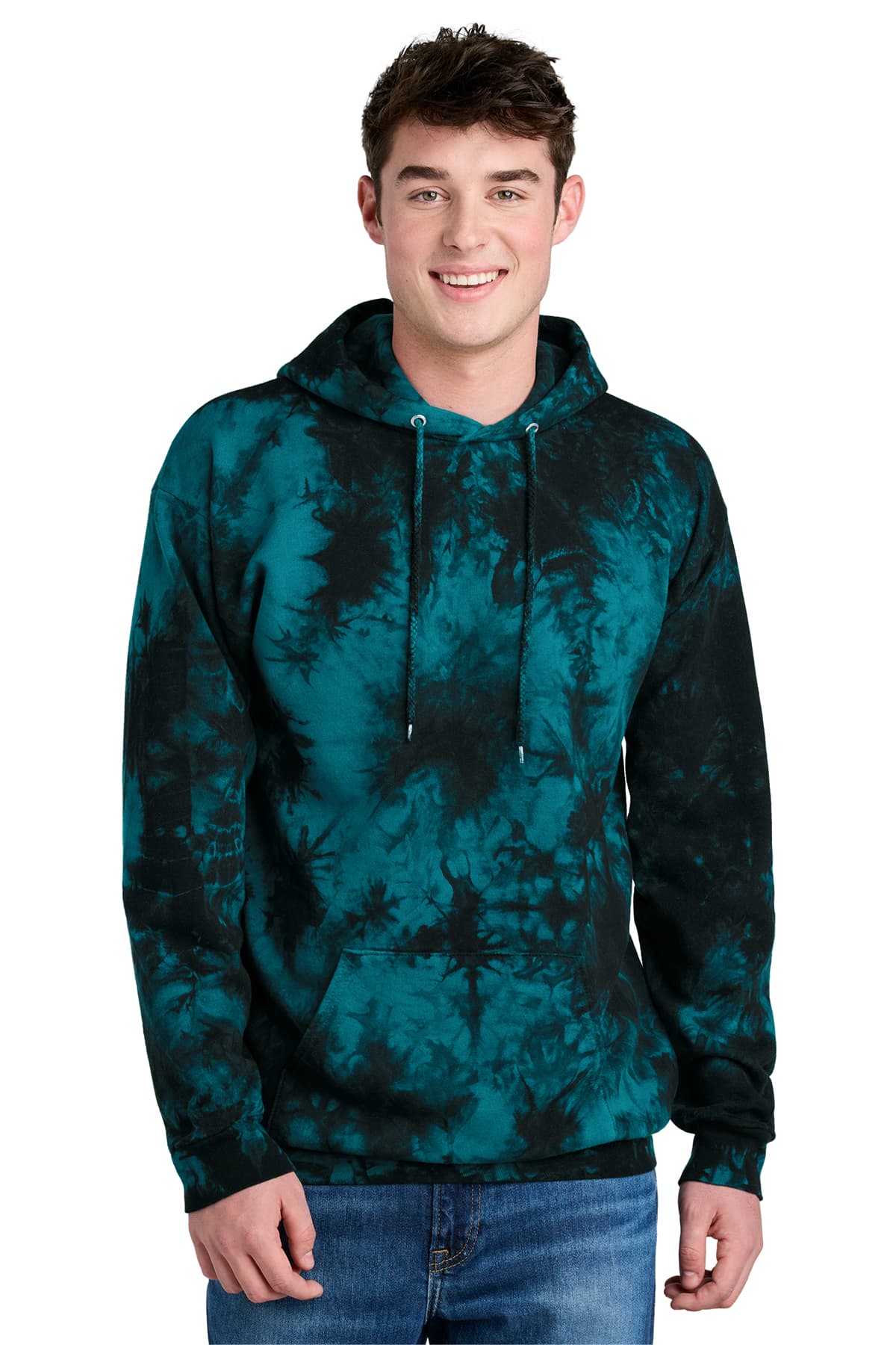 Port & Co Crystal Tie-Dye Pullover Hoodie