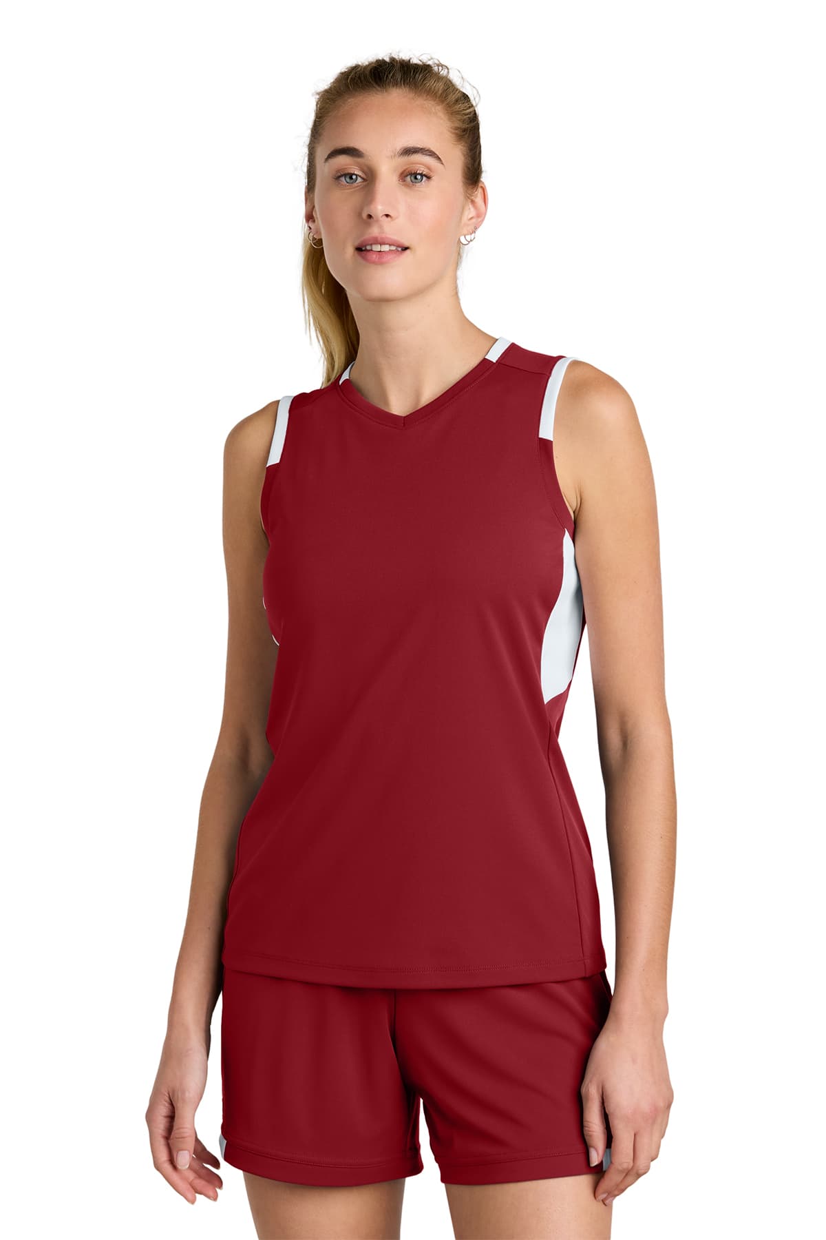 Sport-Tek Women’s Club Sleeveless V-Neck