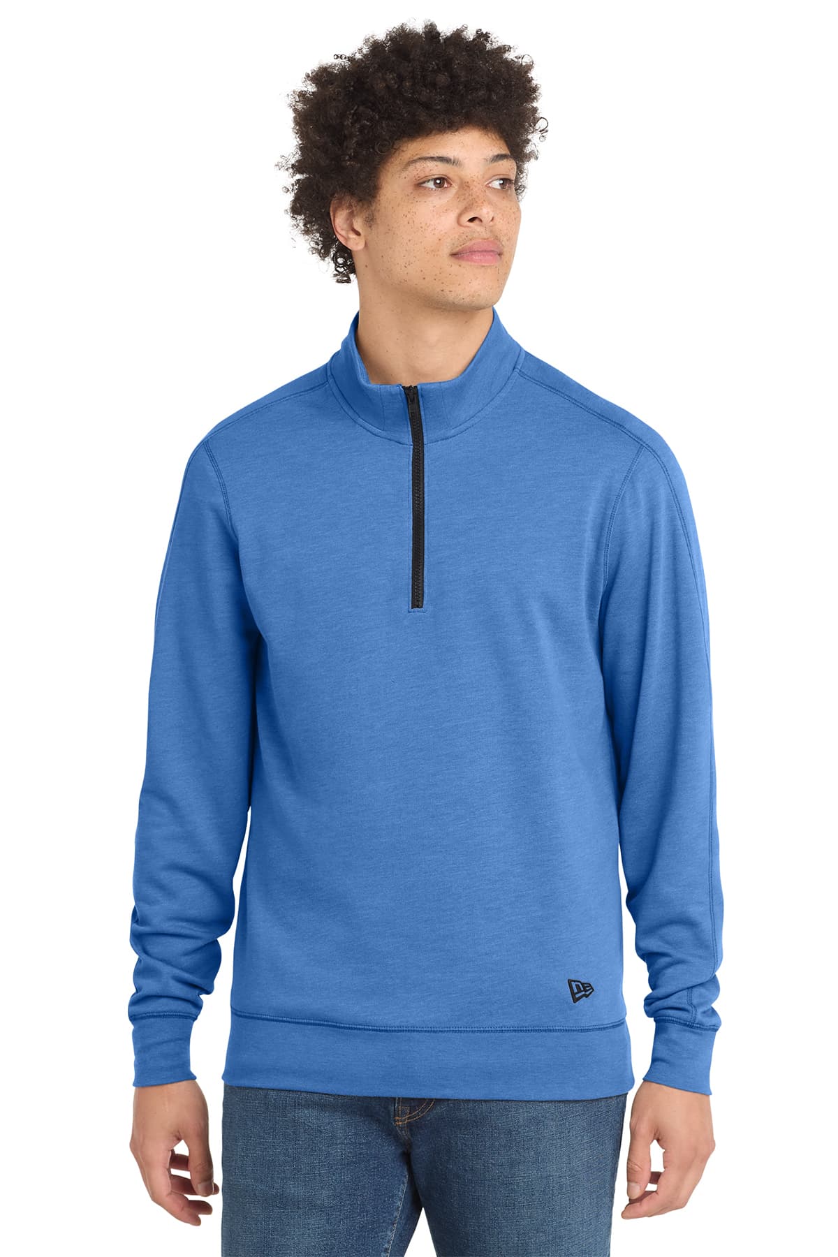 New Era Tri-Blend Fleece 1/4-Zip Pullover