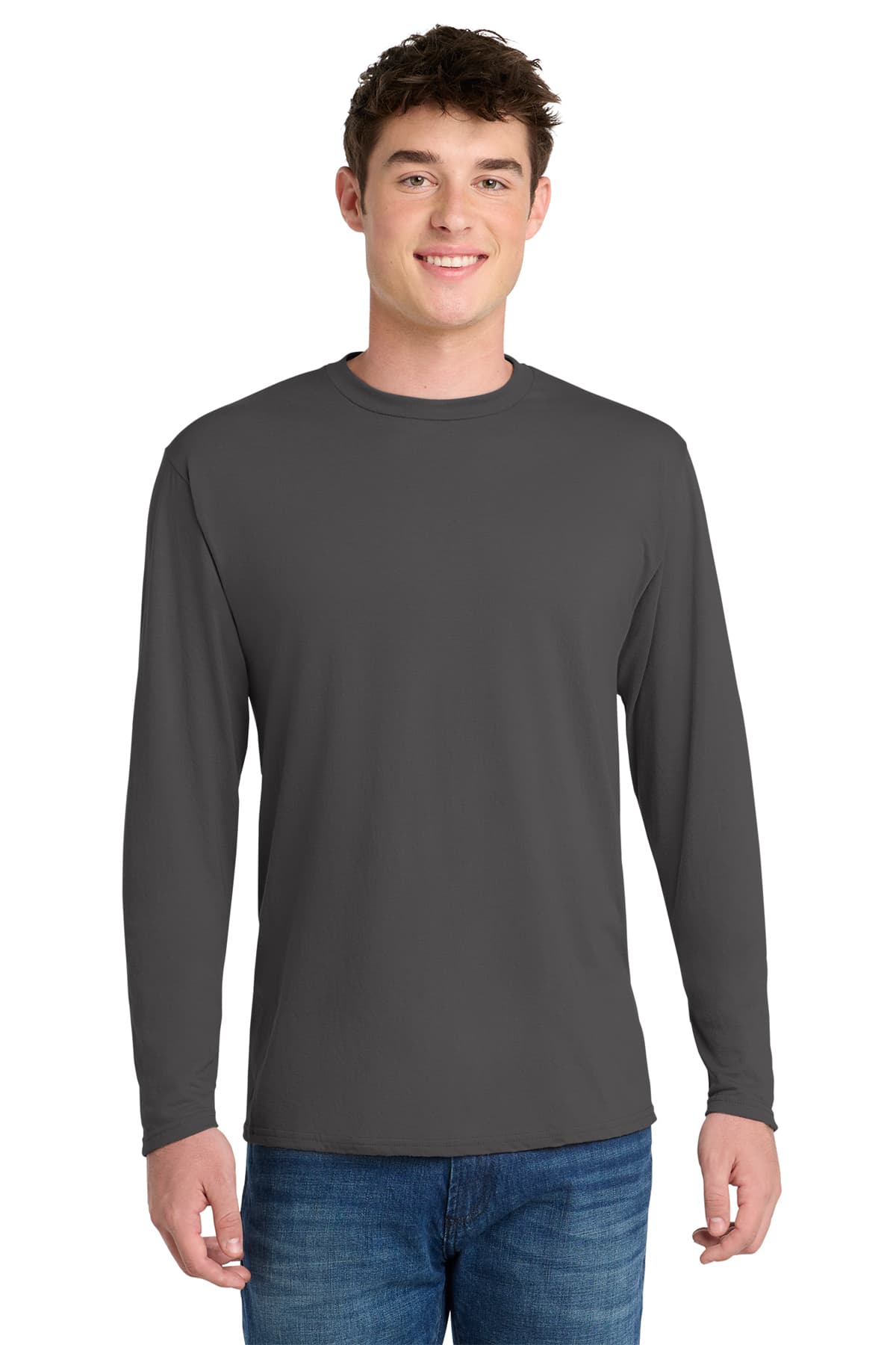 Port & Co Long Sleeve Performance Blend Tee
