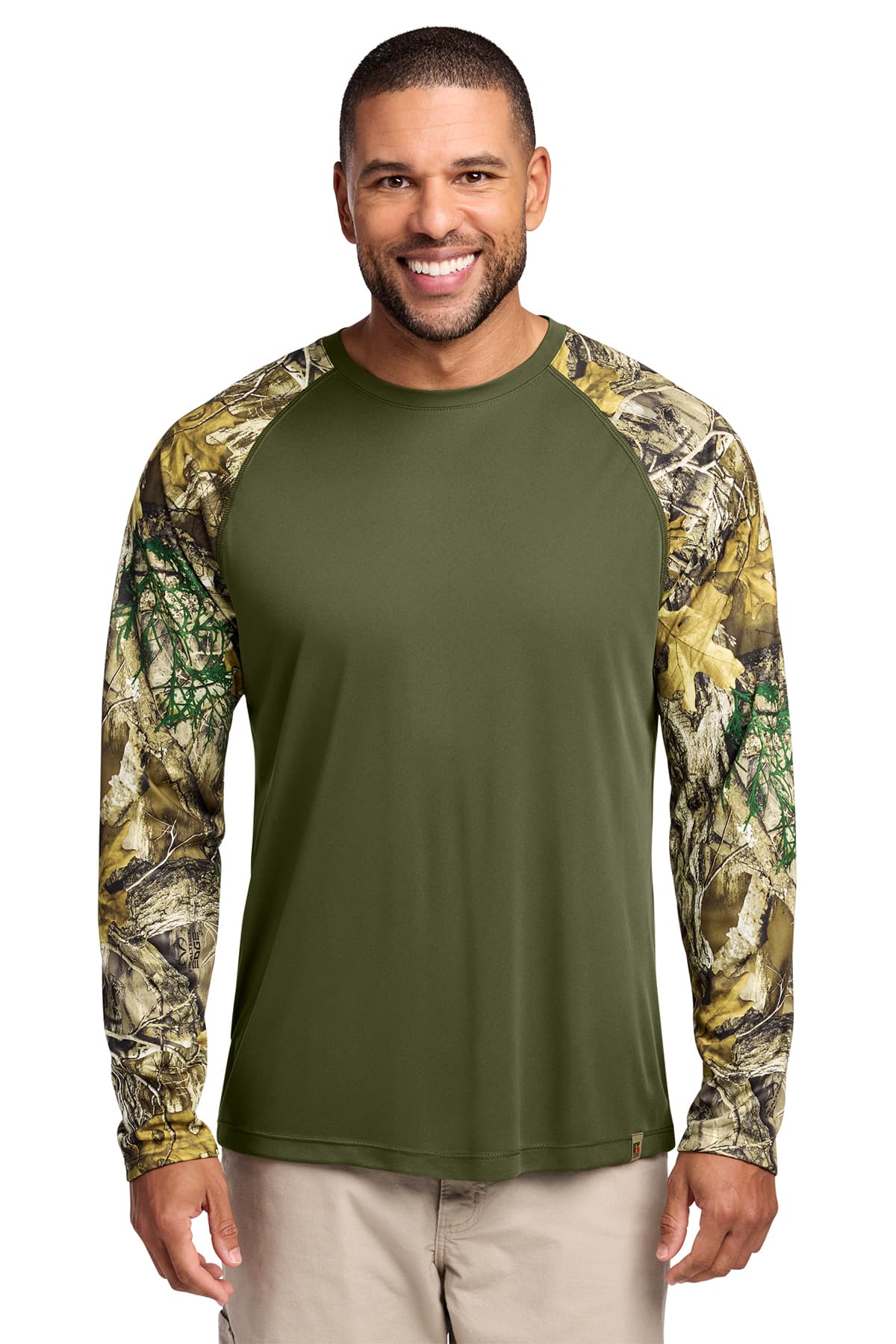 Russell Outdoors Realtree Colorblock Performance Long Sleeve Tee