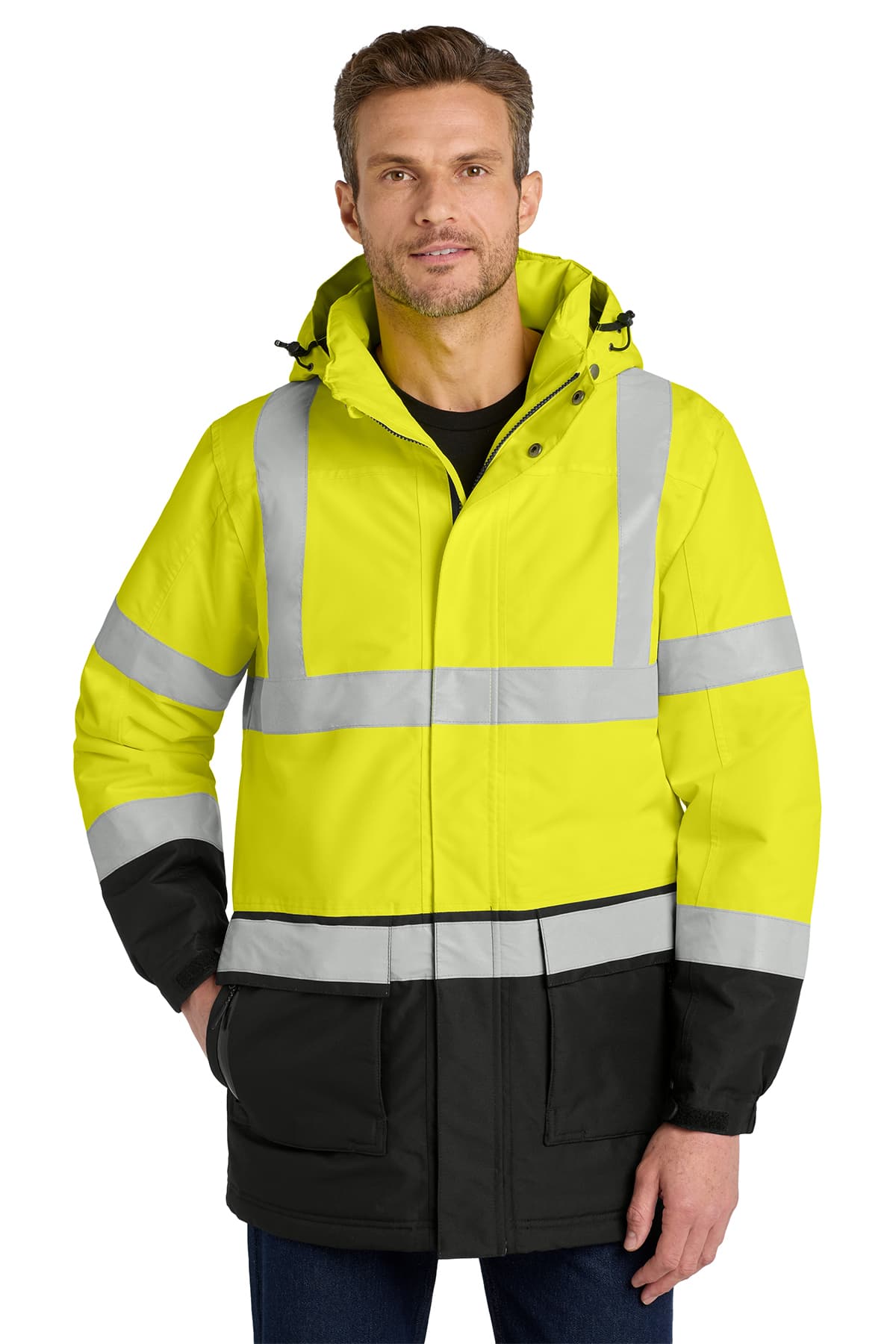 Port Authority ANSI 107 Class 3 Safety Heavyweight Parka