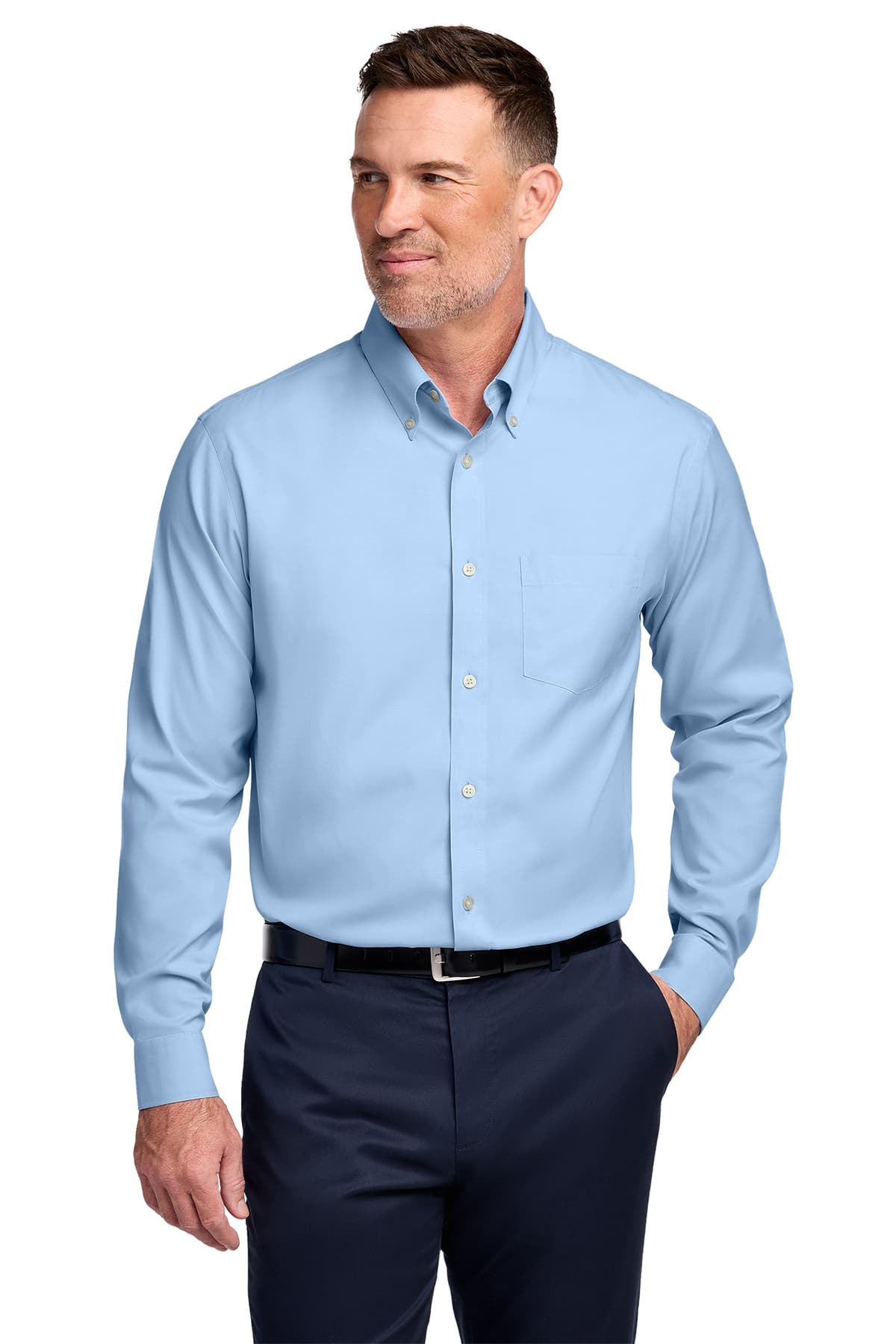 Brooks Brothers Wrinkle-Free Stretch Pinpoint Shirt