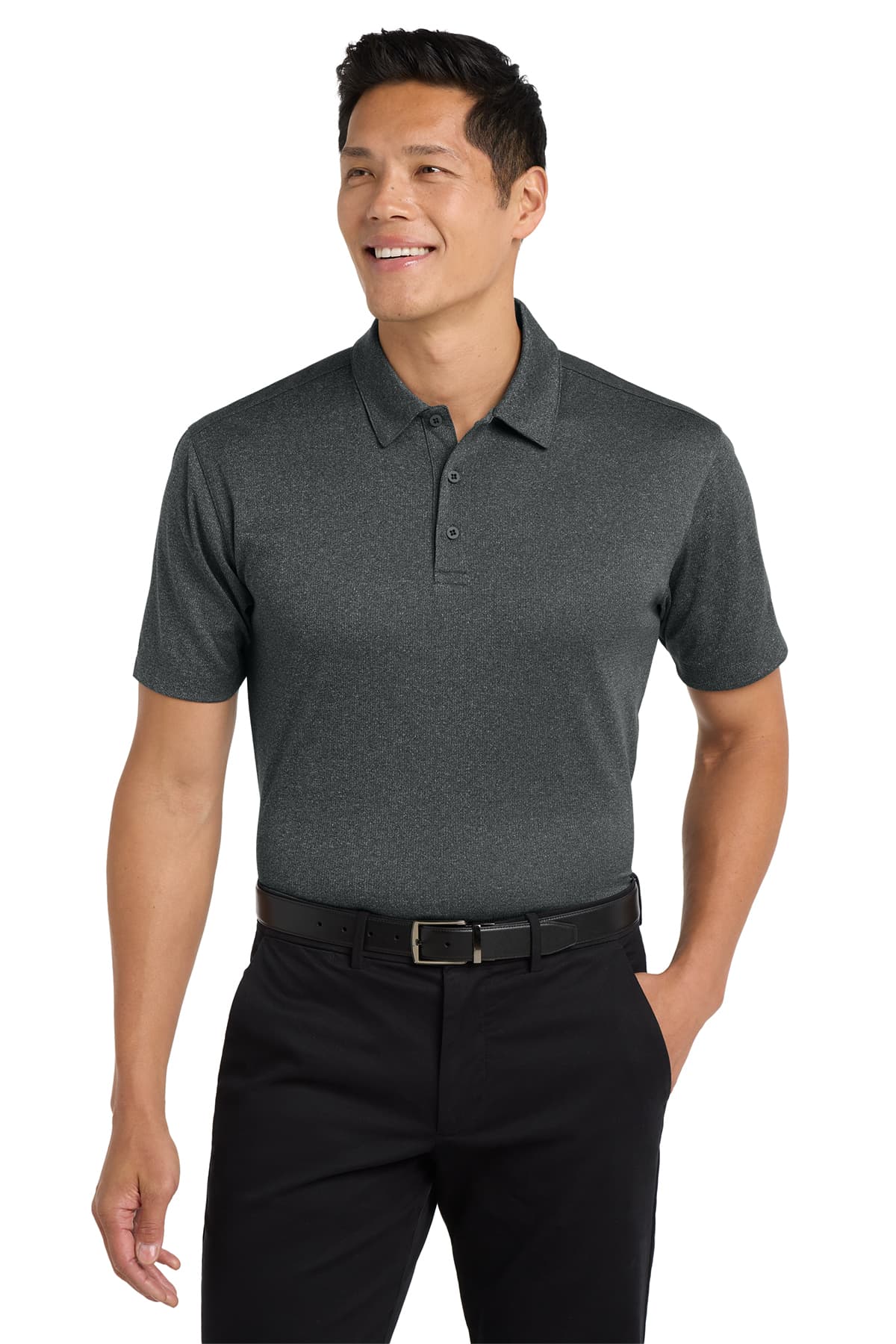 Port Authority Trace Heather Polo