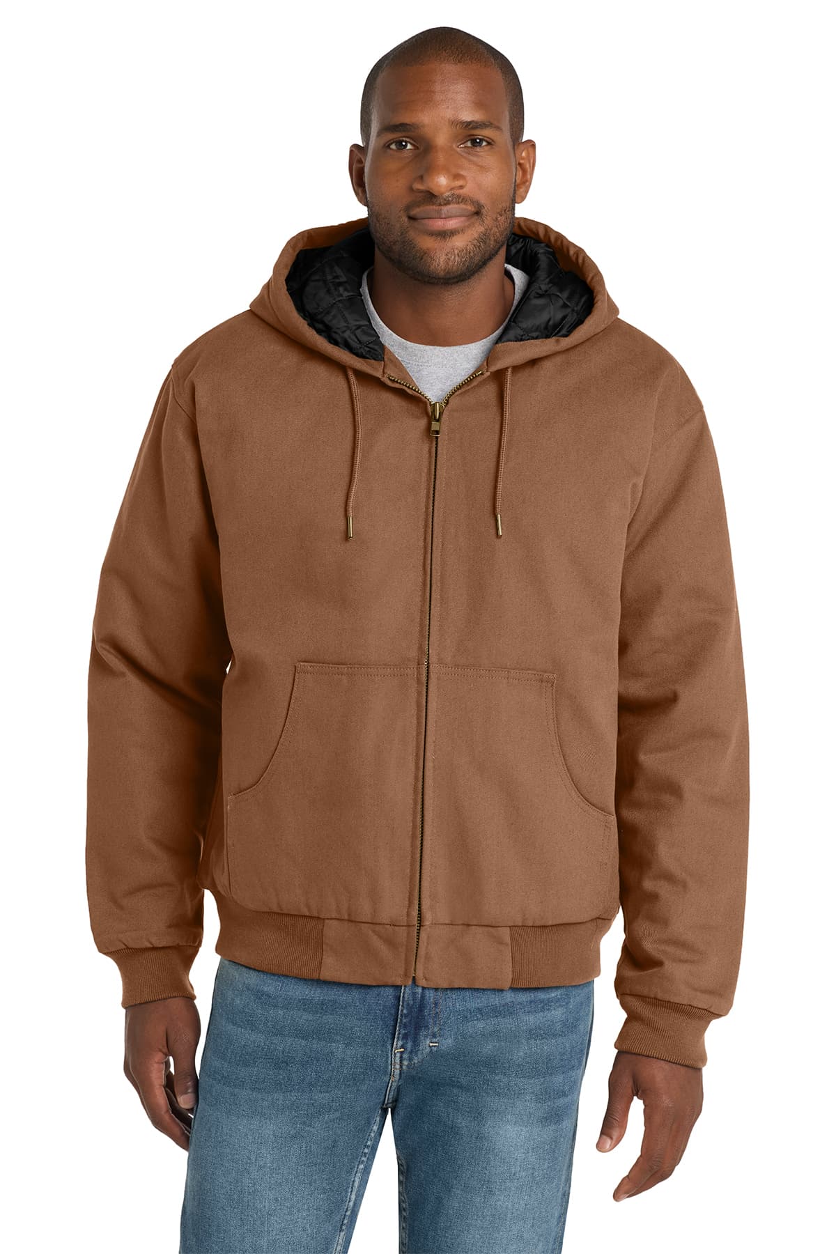 CornerStone Tall Duck Cloth Hooded Work Jacket