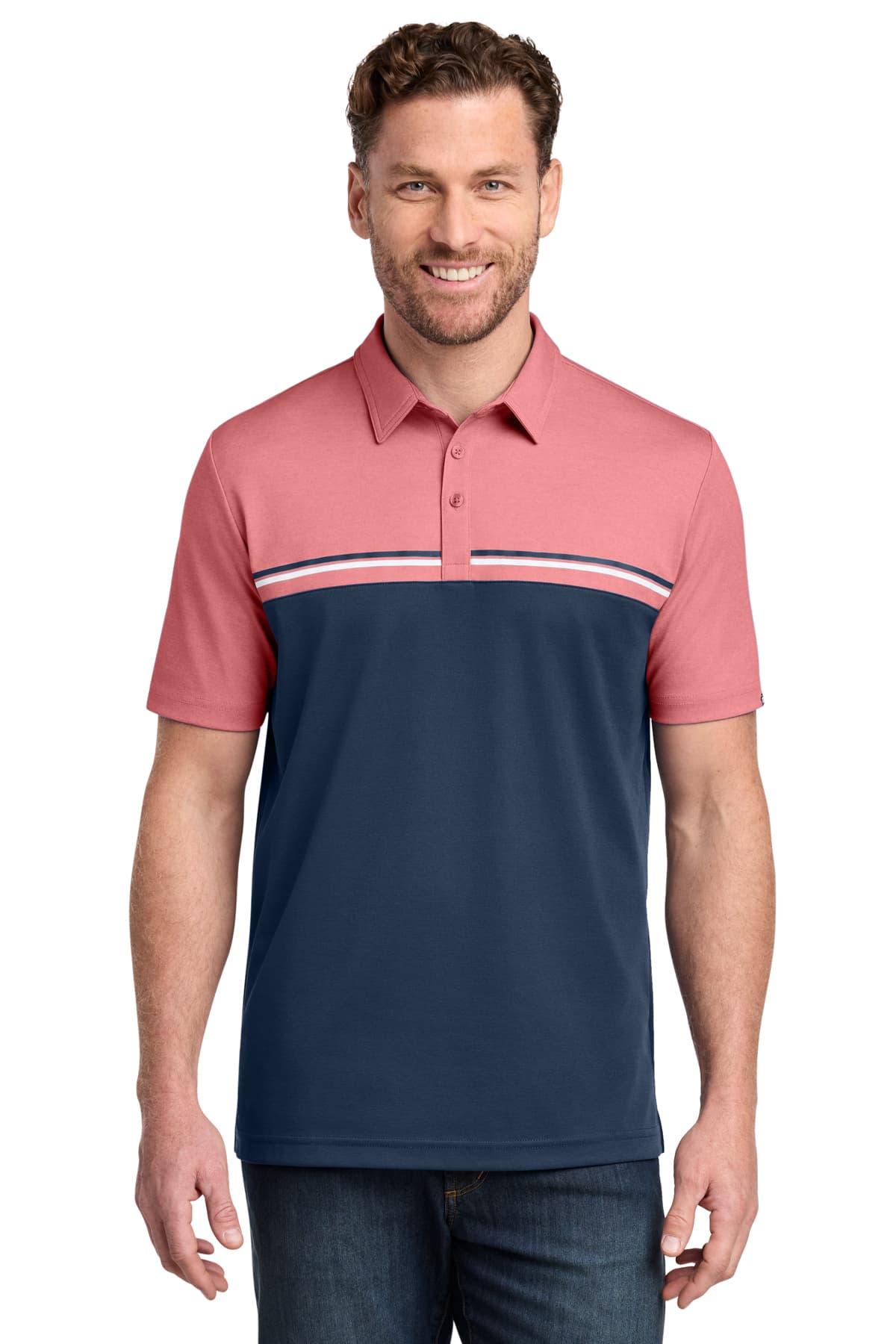 TravisMathew Sunset Blocked Polo