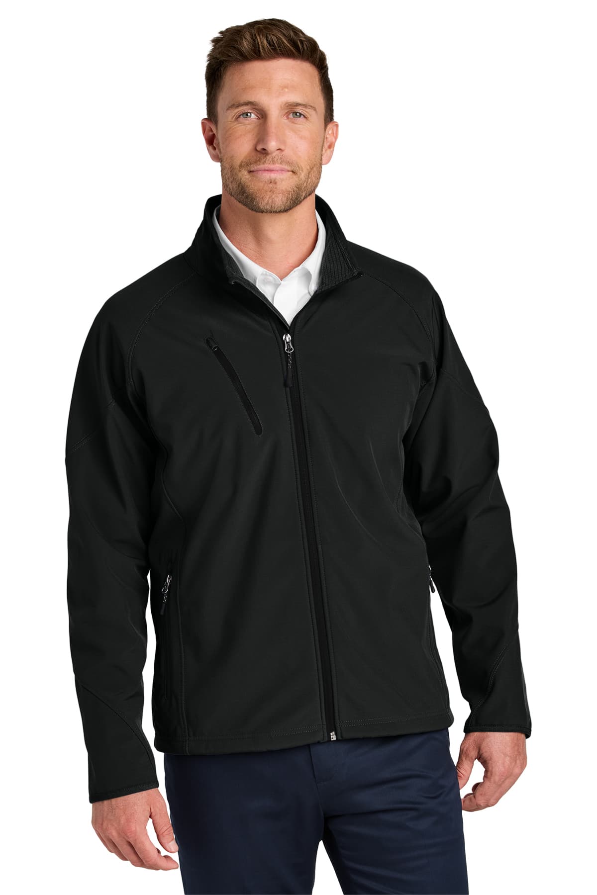 Port Authority Tall Textured Soft Shell Jacket