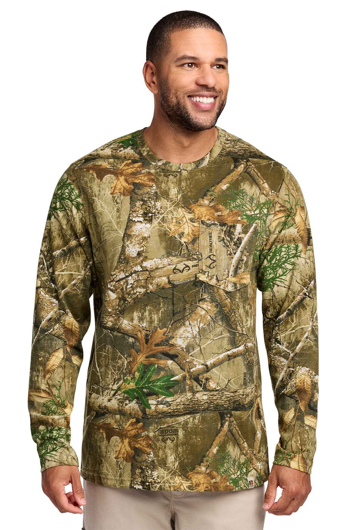 Russell Outdoors Realtree Long Sleeve Pocket Tee