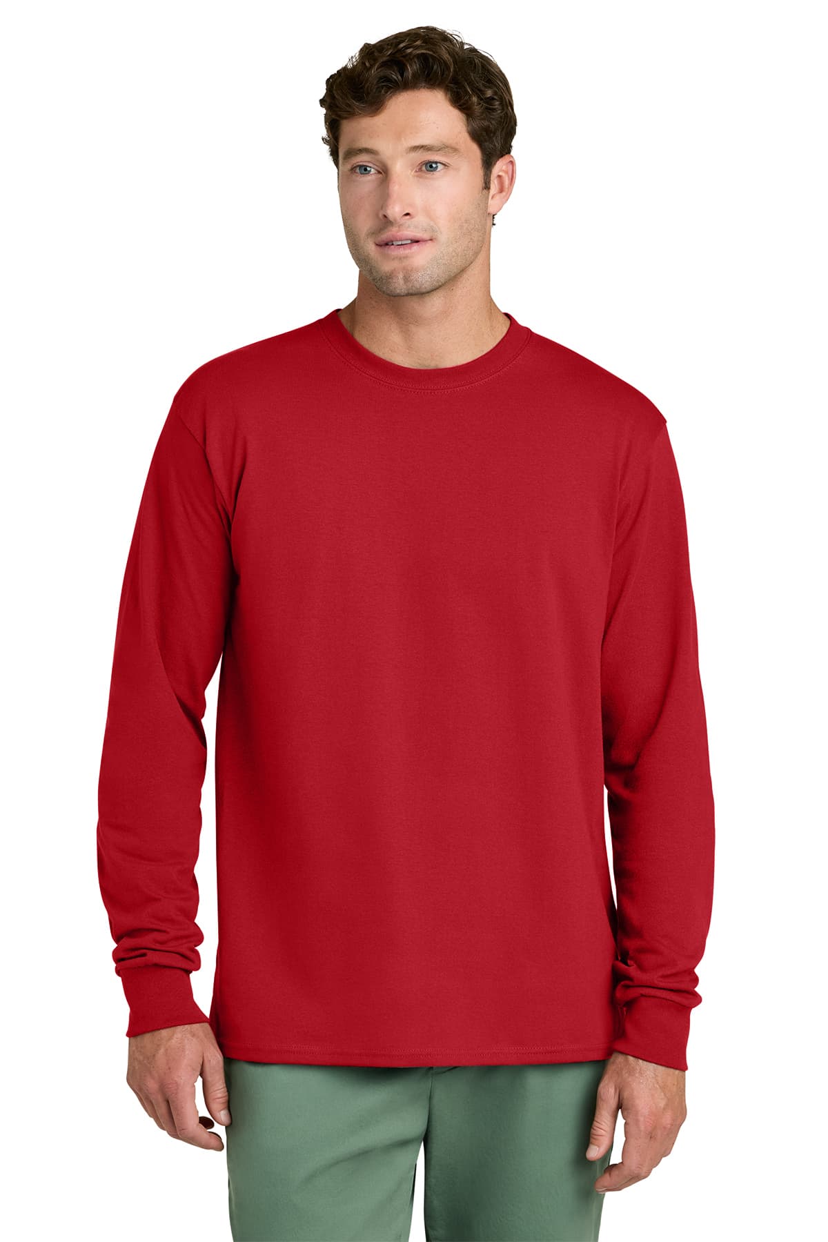 Port & Co Long Sleeve Core Cotton Tee