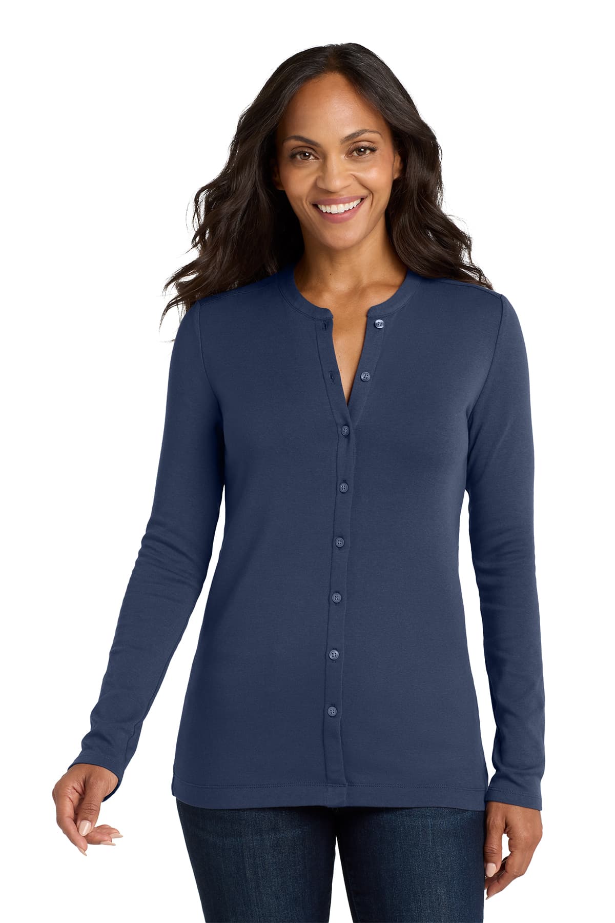 Port Authority Women's Concept Stretch Button-Front Cardigan