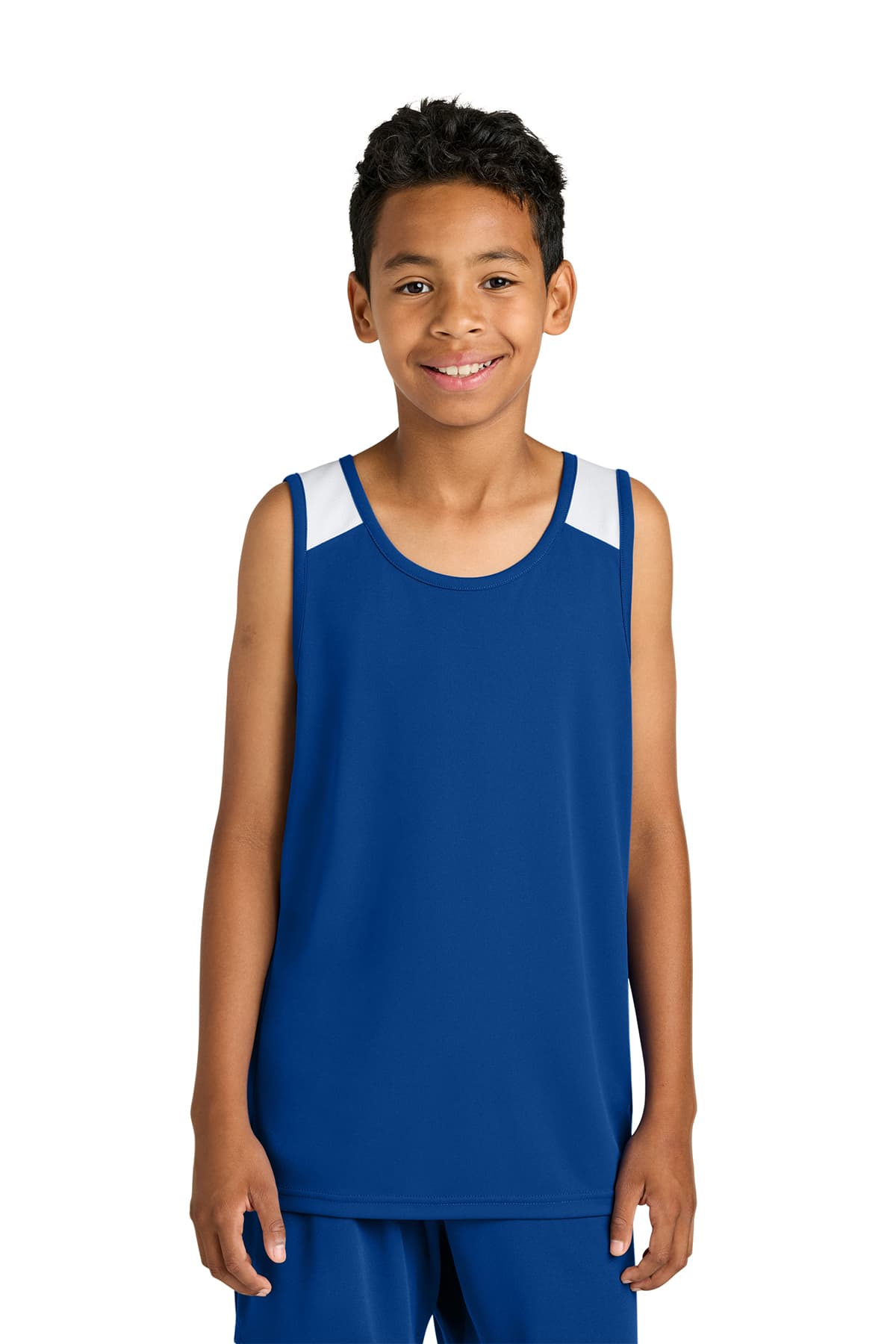 Sport-Tek Youth Club Track Tank
