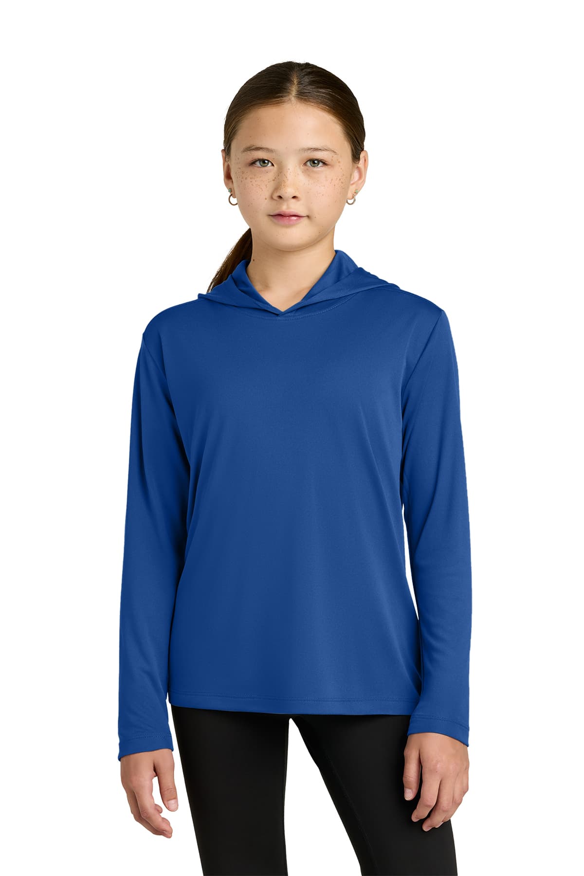Sport-Tek Youth Posi-UV Pro Long Sleeve Hoodie