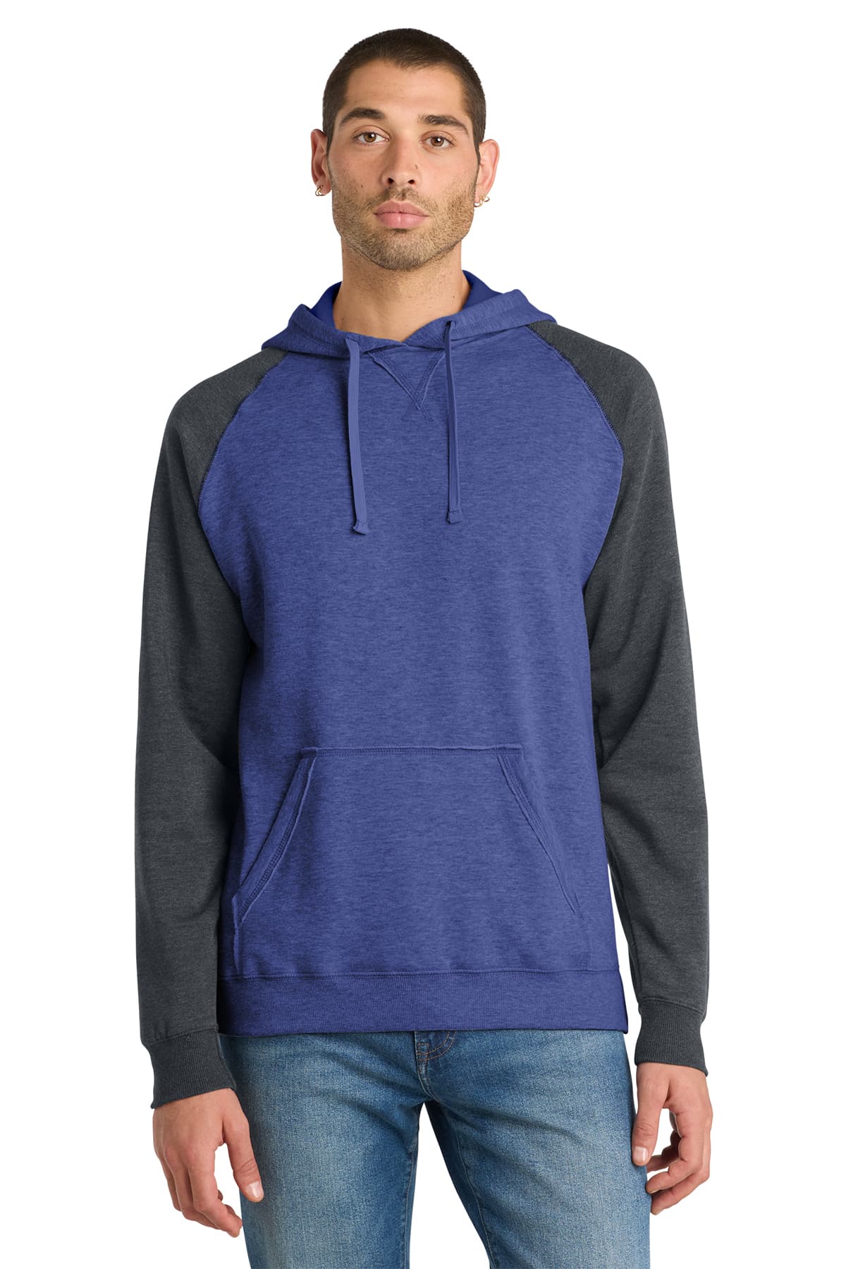 District Lightweight Fleece Raglan Hoodie