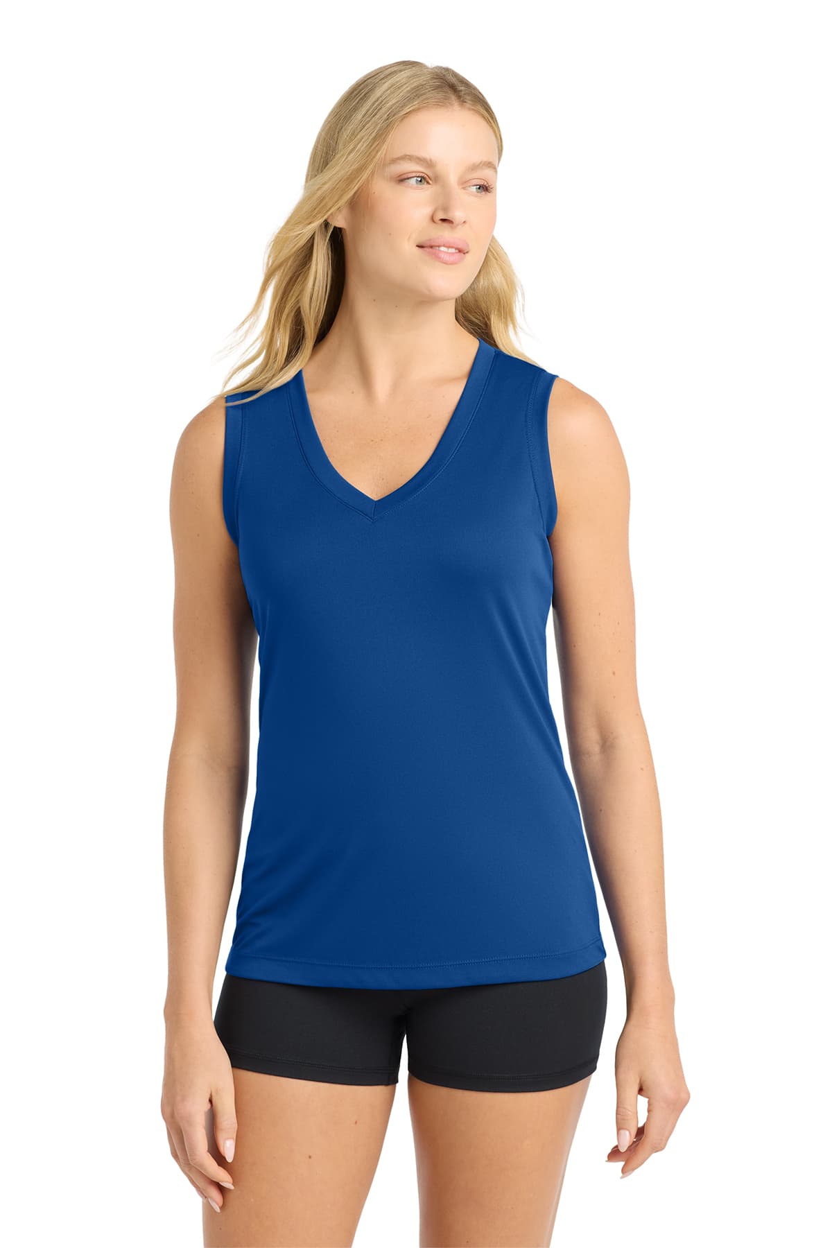 Sport-Tek Women's Sleeveless PosiCharge Competitor V-Neck Tee