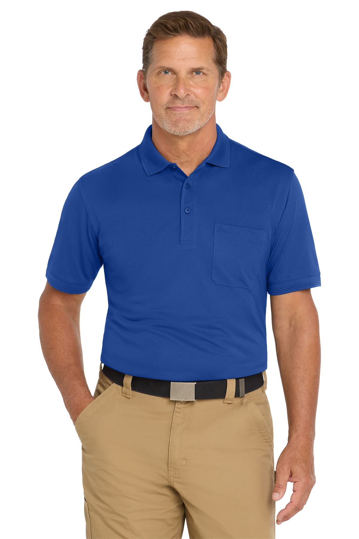 CornerStone Industrial Snag-Proof Pique Pocket Polo