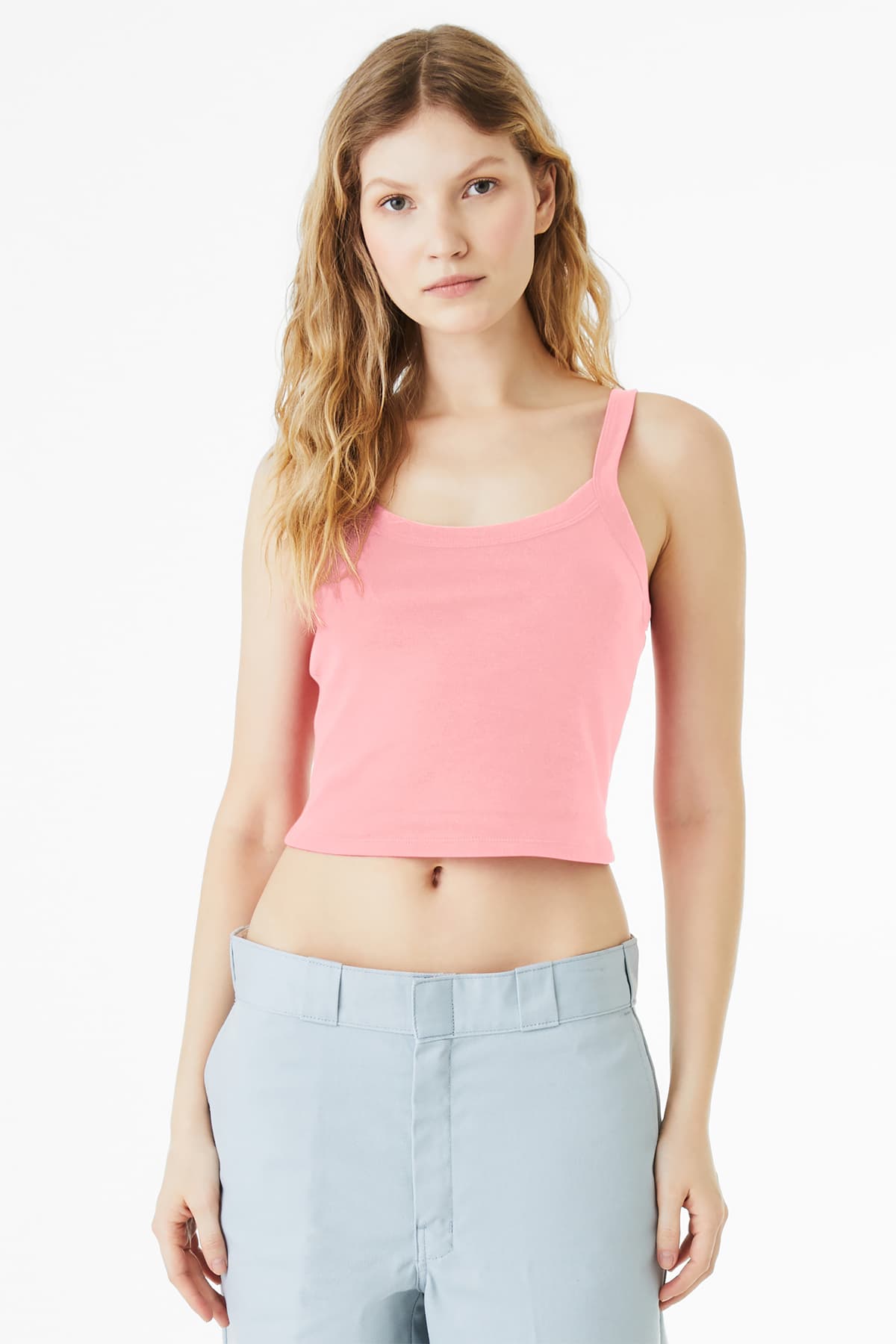 BELLA+CANVAS Women’s Micro Rib Spaghetti Strap Tank