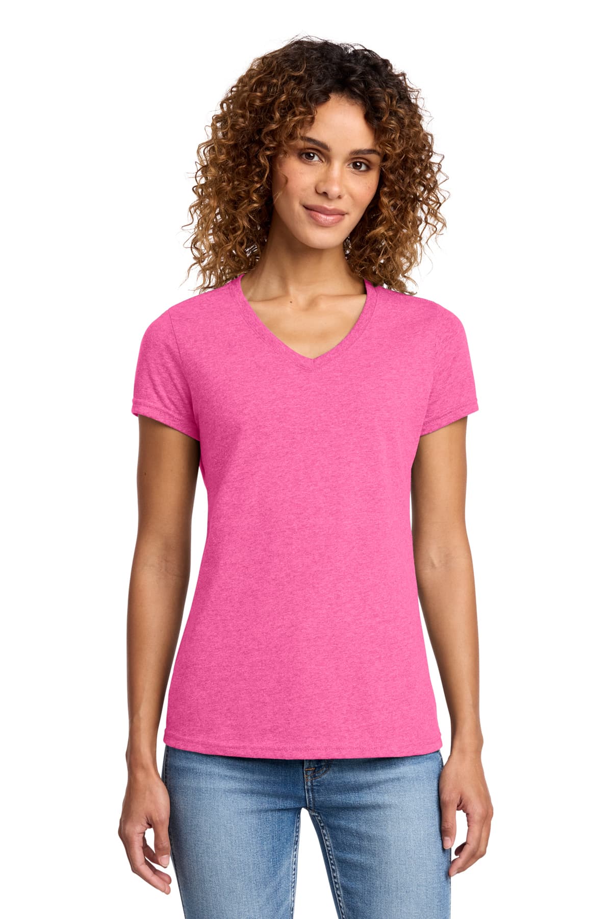 Port & Co Women's Fan Favorite Blend V-Neck Tee