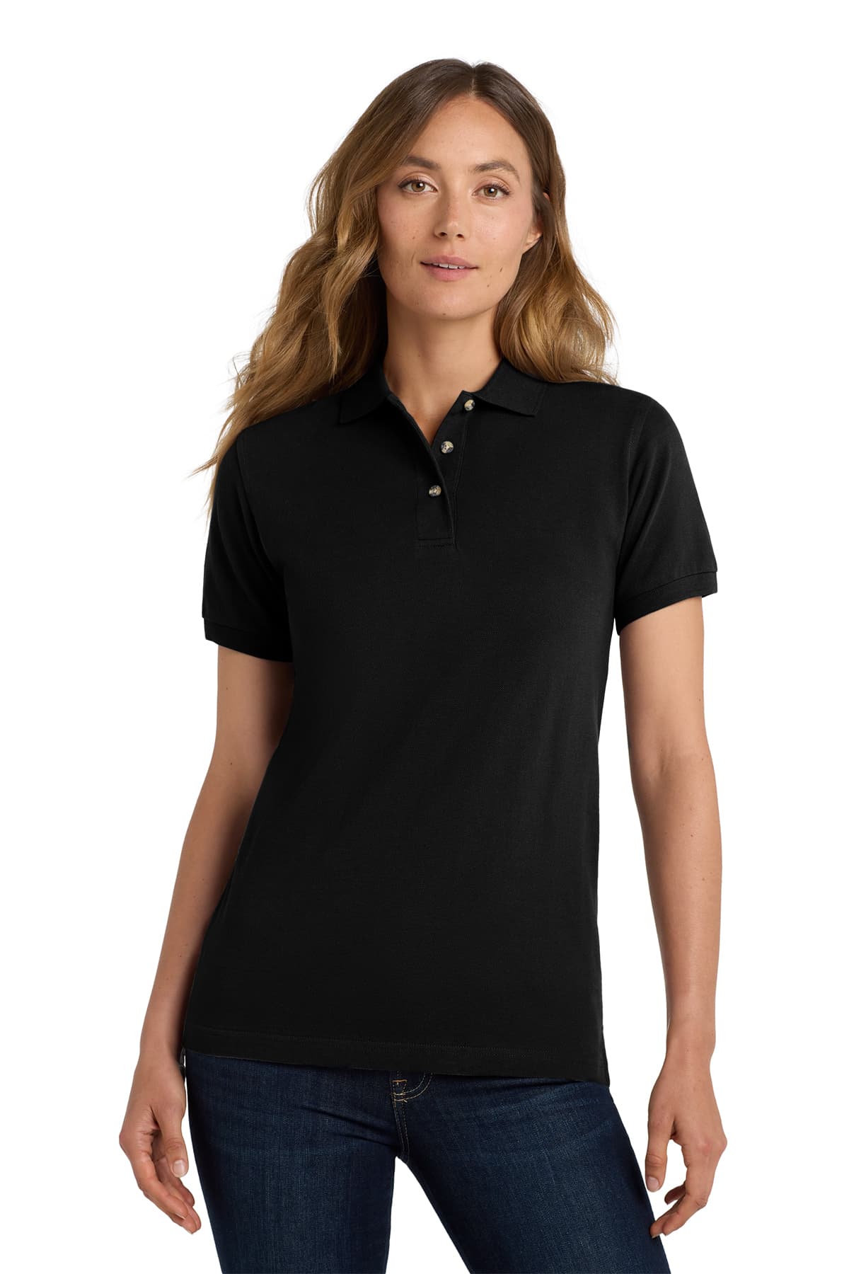 Port Authority Women's Heavyweight Cotton Pique Polo