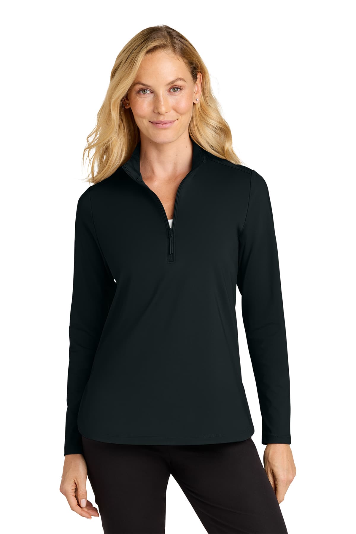 Port Authority Women's C-FREE Double Knit 1/4-Zip