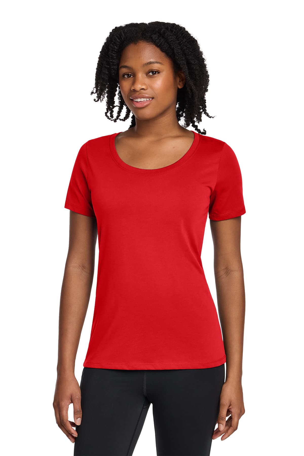 Nike Women's Dri-FIT Cotton/Poly Scoop Neck Tee