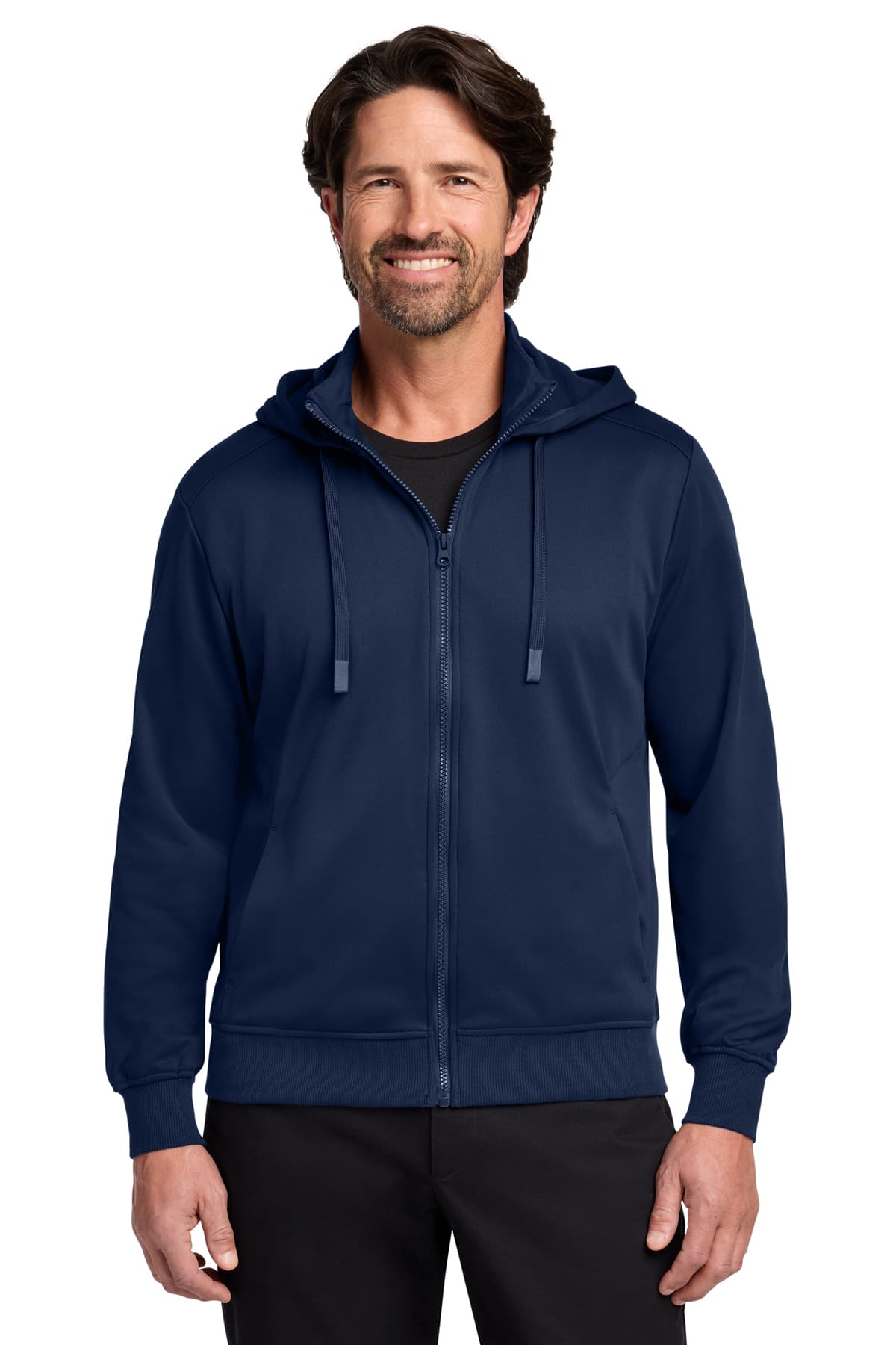 Port Authority Smooth Fleece Hooded Jacket