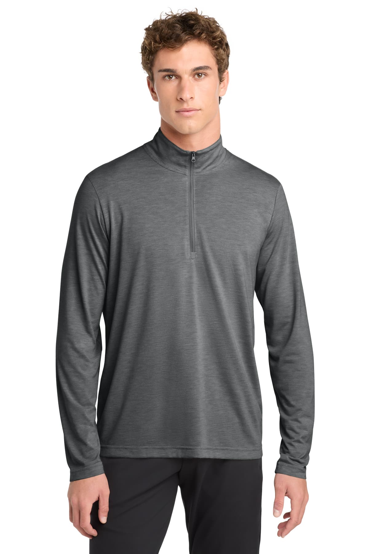 Sport-Tek PosiCharge Tri-Blend Wicking 1/4-Zip Pullover