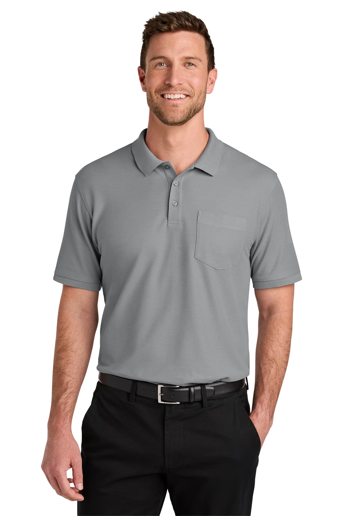 Port Authority Tall Wearever Signature Pique Pocket Polo