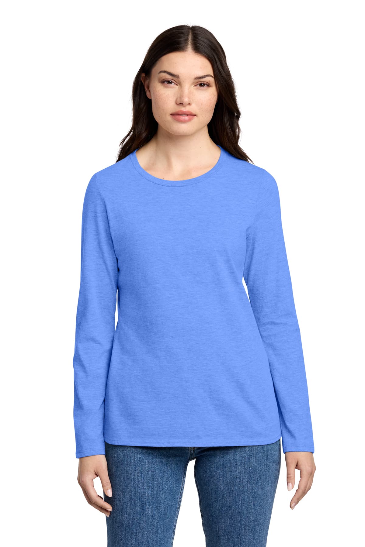 District Women’s Perfect Blend CVC Long Sleeve Tee