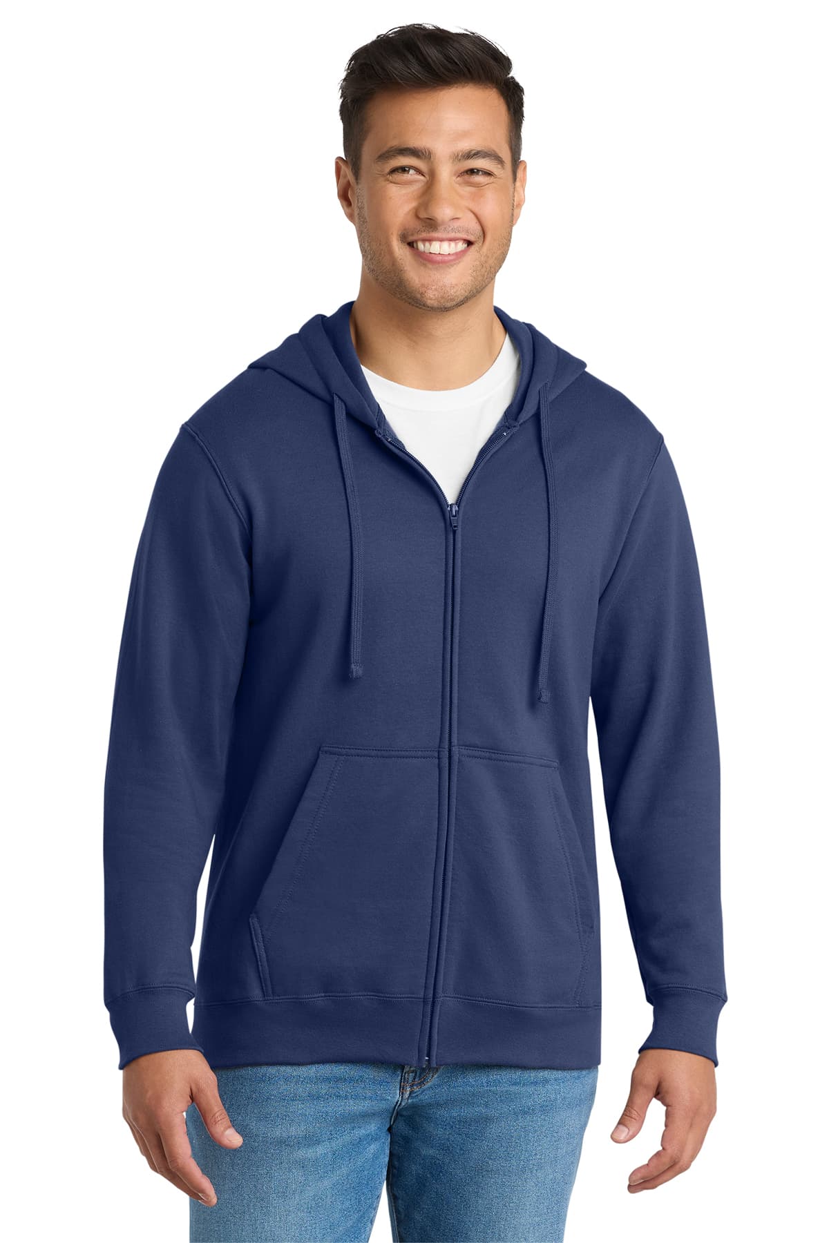 Port & Co Fan Favorite Fleece Full-Zip Hooded Sweatshirt