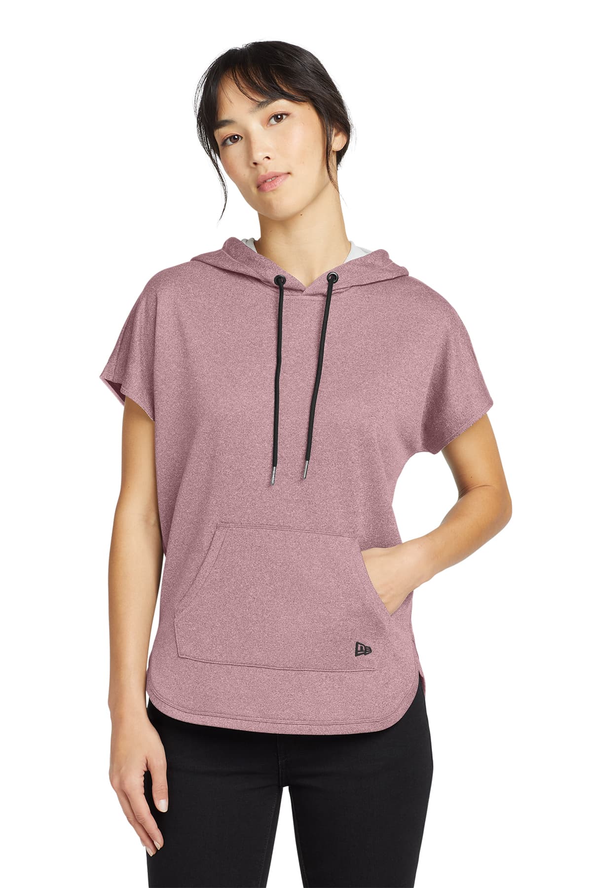 New Era Women's Performance Terry Short Sleeve Hoodie