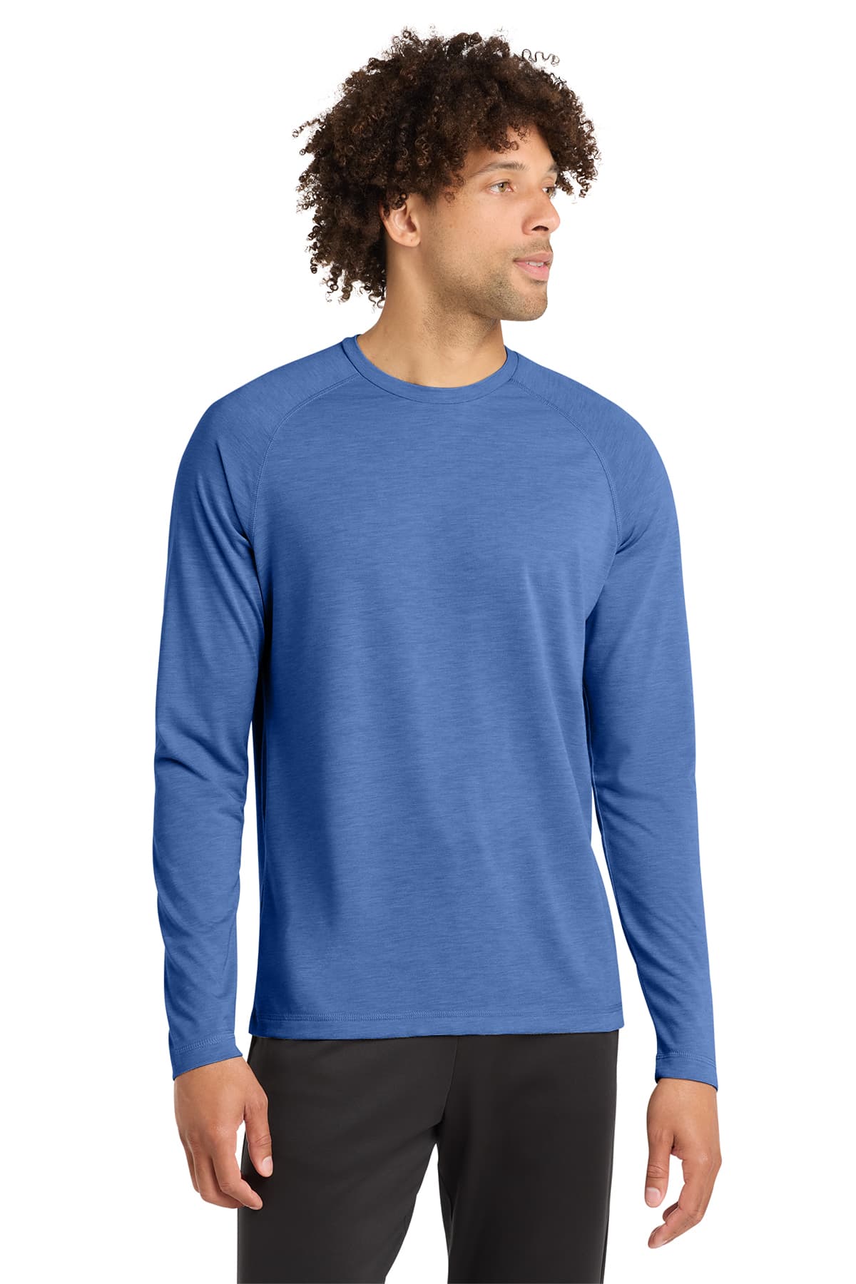 Sport-Tek PosiCharge Long Sleeve Tri-Blend Wicking Raglan Tee