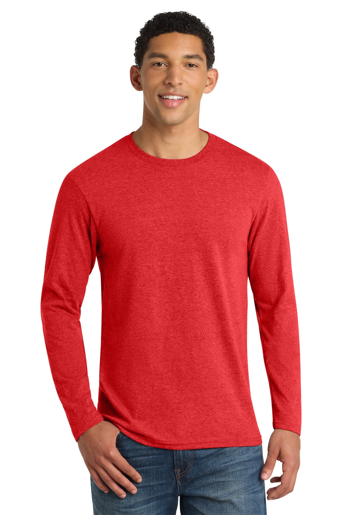 Port & Co Long Sleeve Fan Favorite Blend Tee