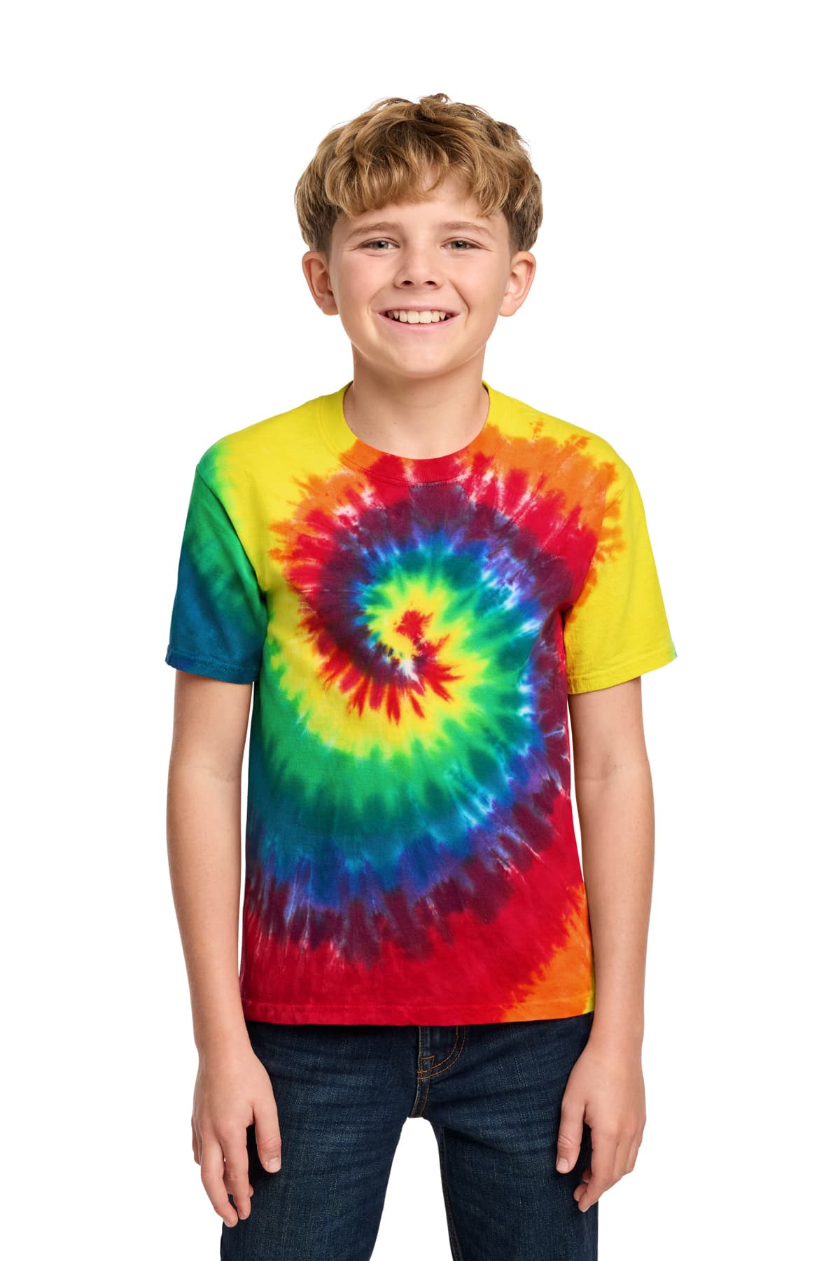 Port & Co Youth Tie-Dye Tee