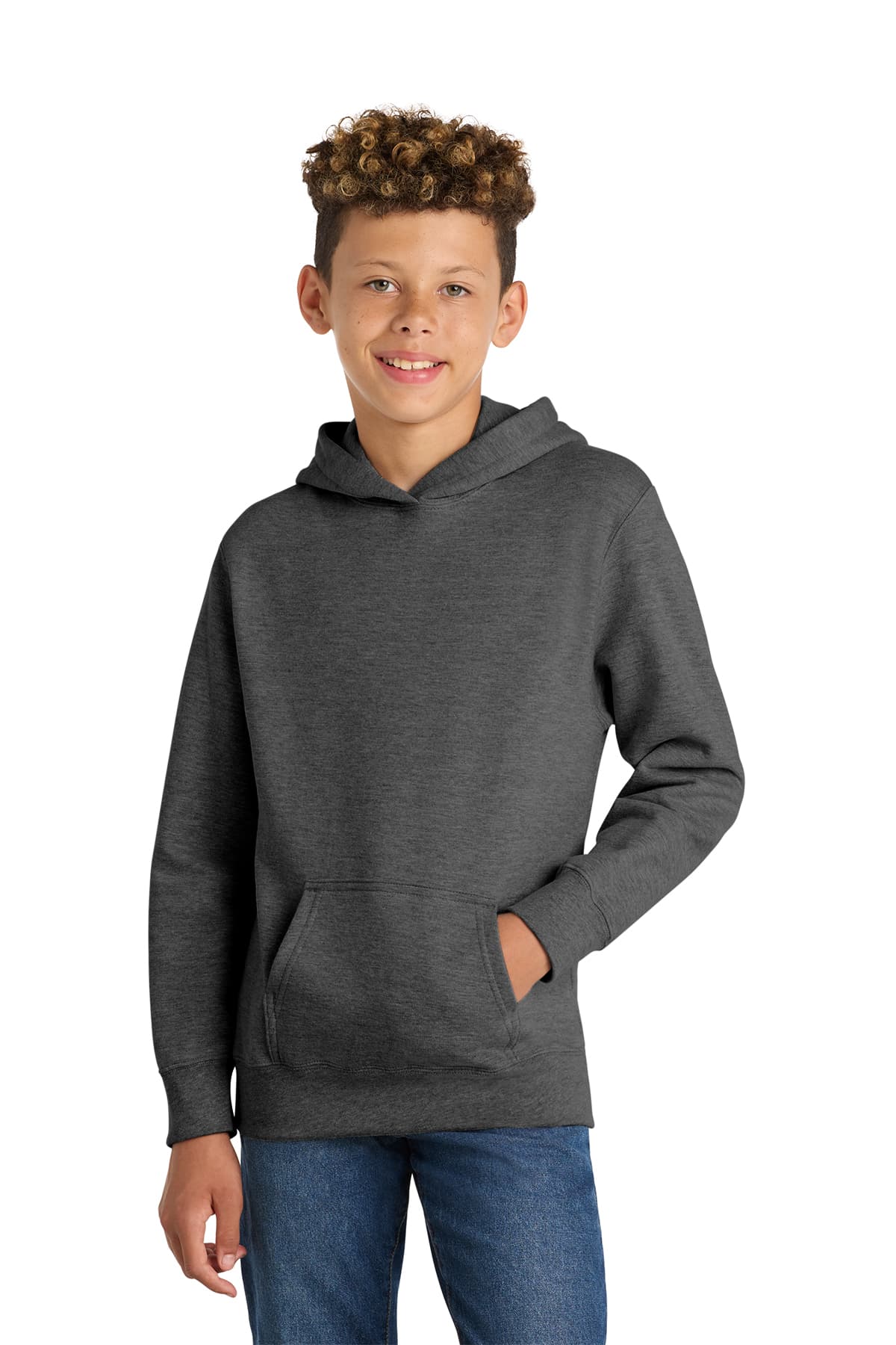 Port & Co Youth Fan Favorite Fleece Pullover Hooded Sweatshirt