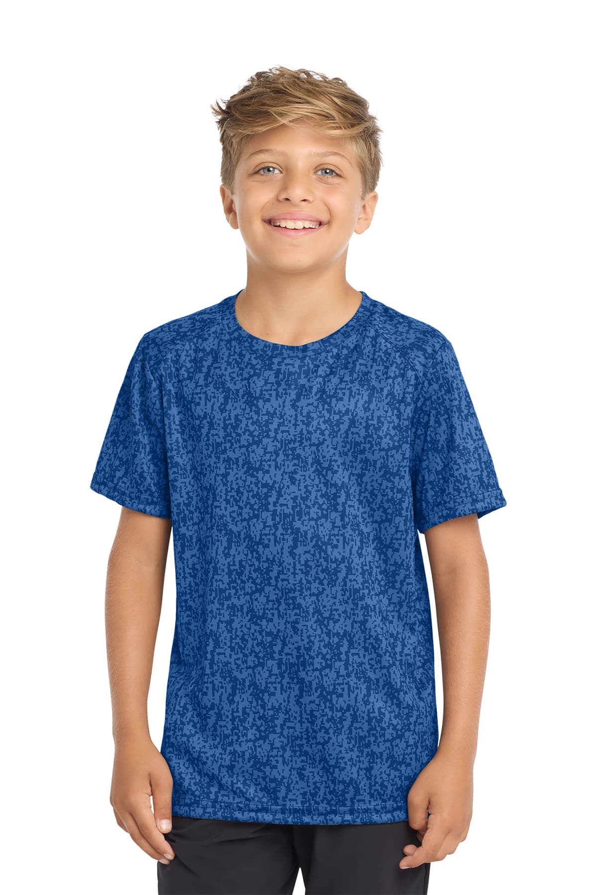 Sport-Tek Youth Digi Camo Tee