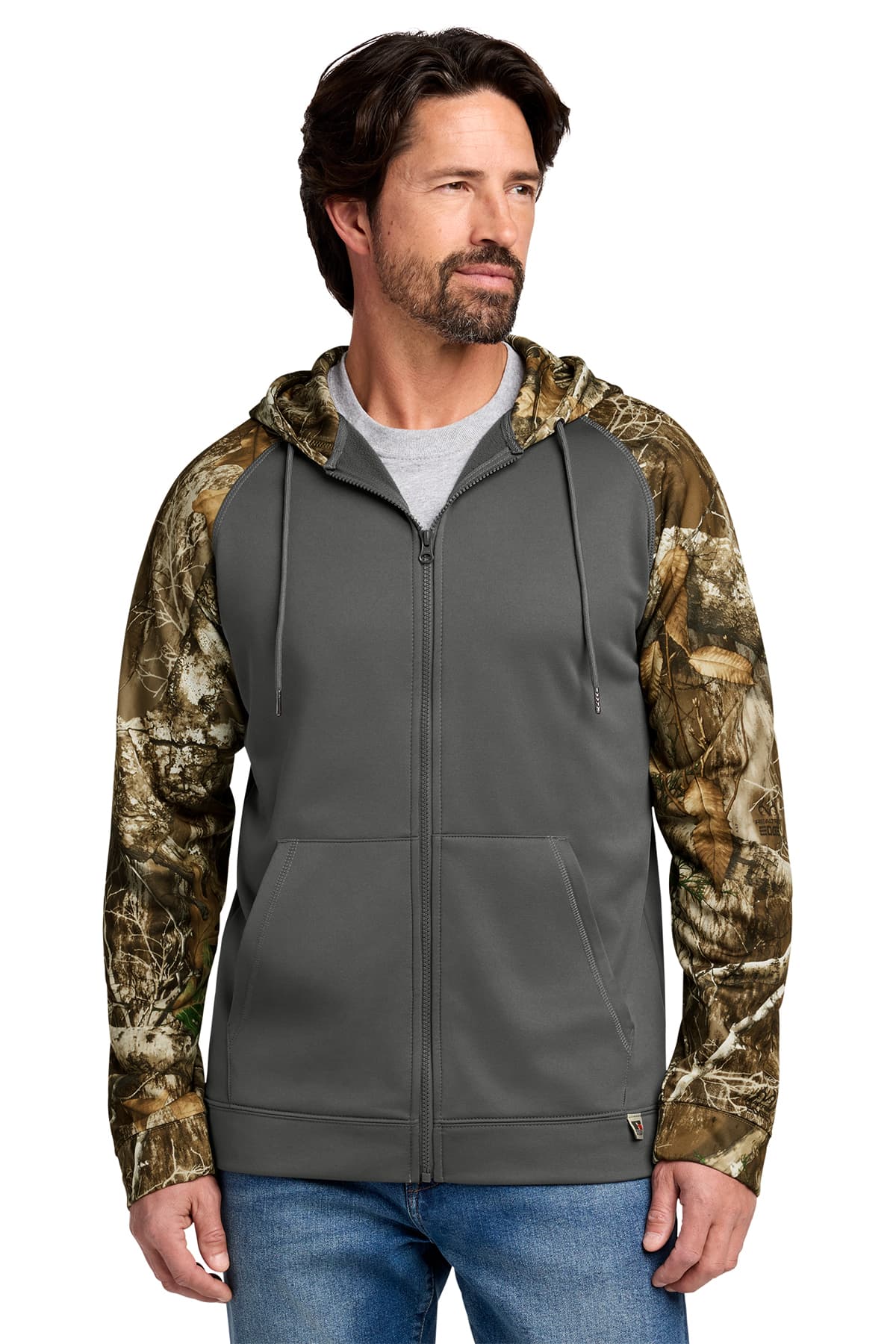 Russell Outdoors Realtree Performance Colorblock Full-Zip Hoodie