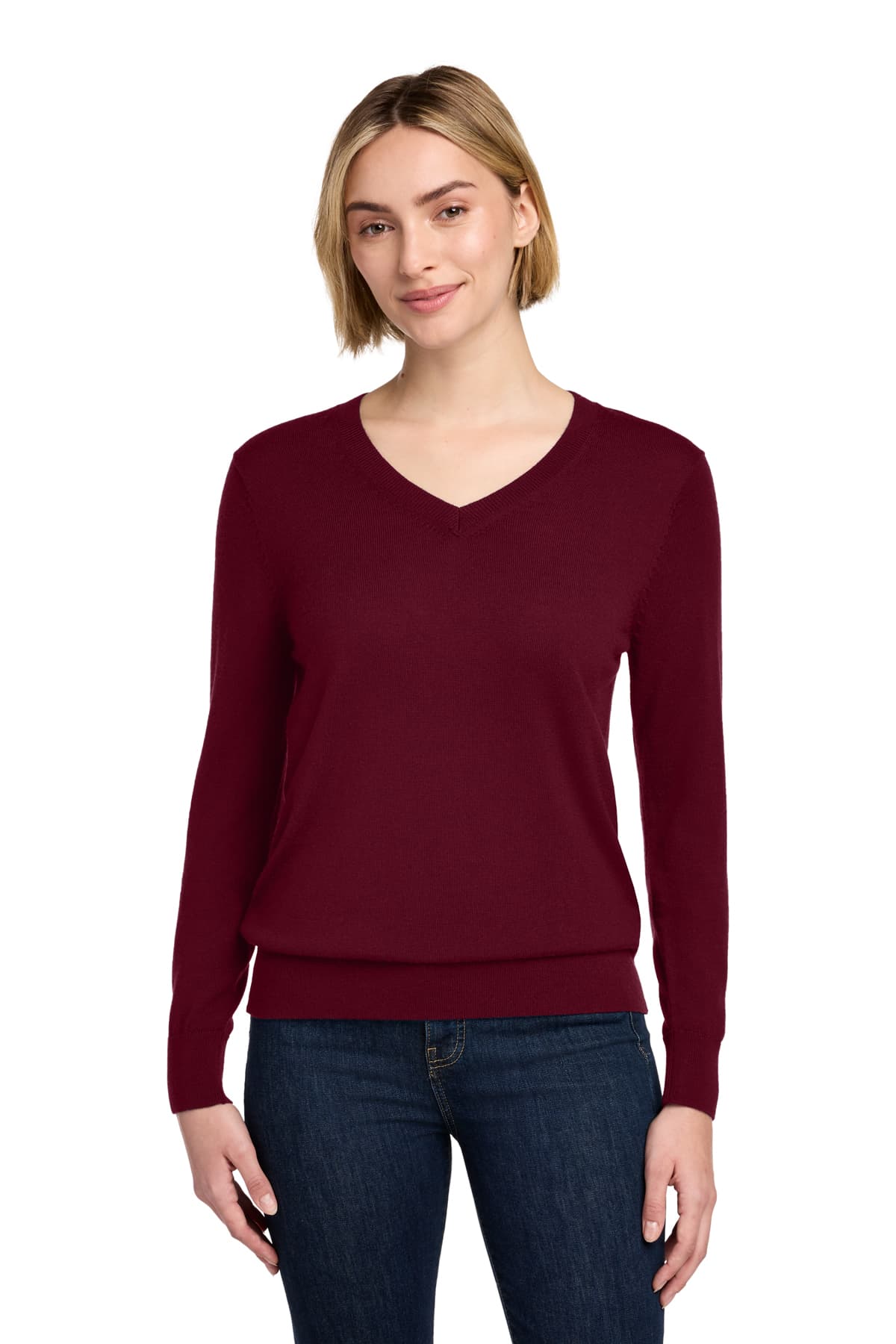 Brooks Brothers Women’s Washable Merino V-Neck Sweater