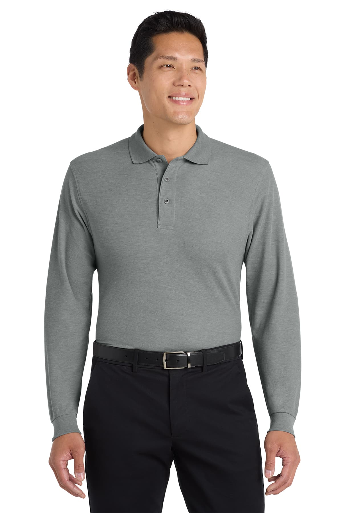 Port Authority Tall Silk Touch Long Sleeve Polo