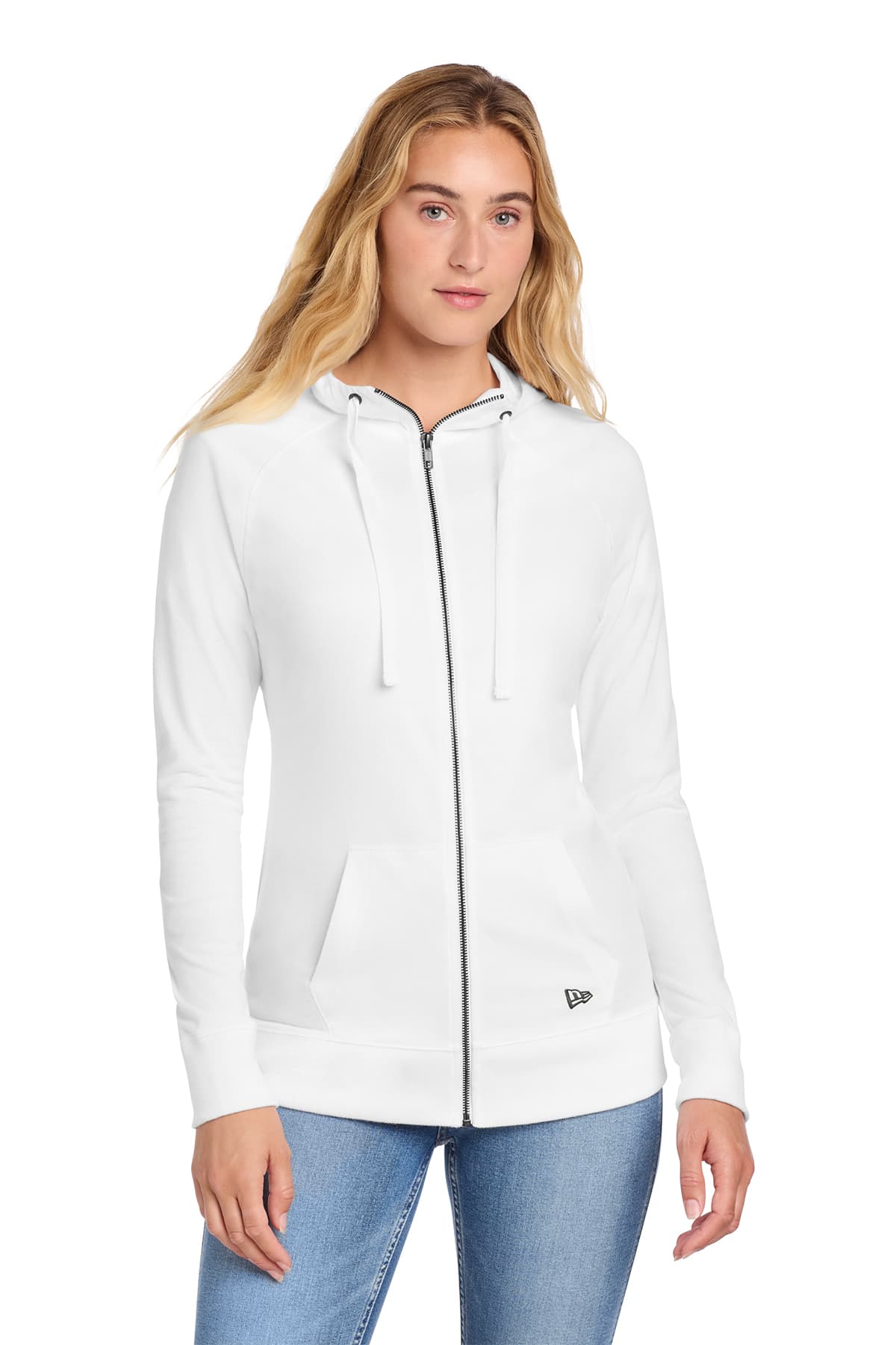 New Era Women's Sueded Cotton Blend Full-Zip Hoodie
