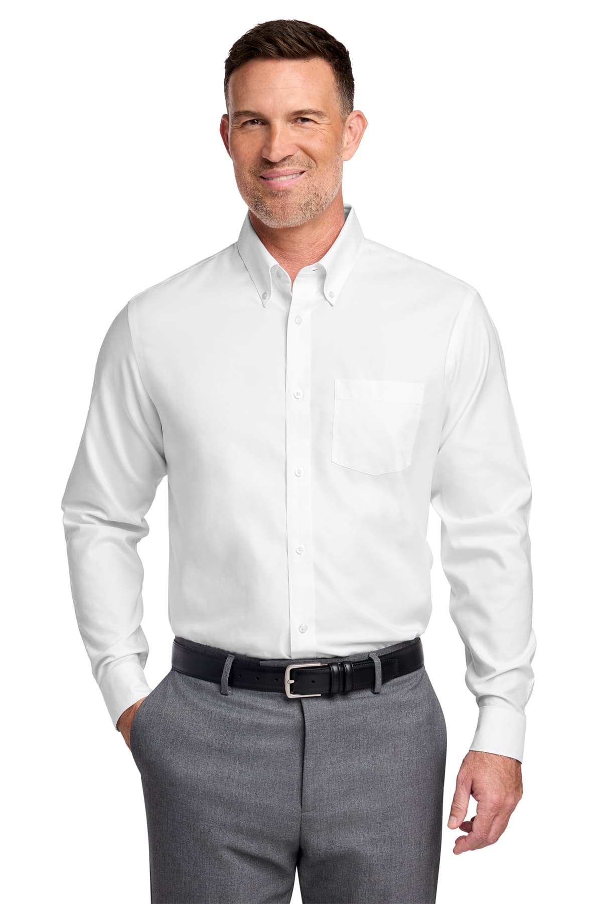 Brooks Brothers Tall Wrinkle-Free Stretch Nailhead Shirt