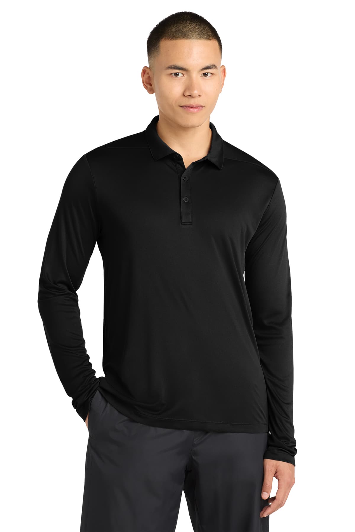 Sport-Tek Posi-UV Pro Long Sleeve Polo