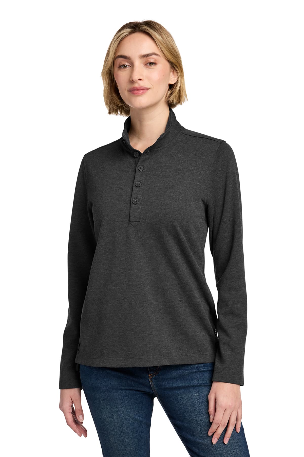 Brooks Brothers Women’s Mid-Layer Stretch 1/2-Button
