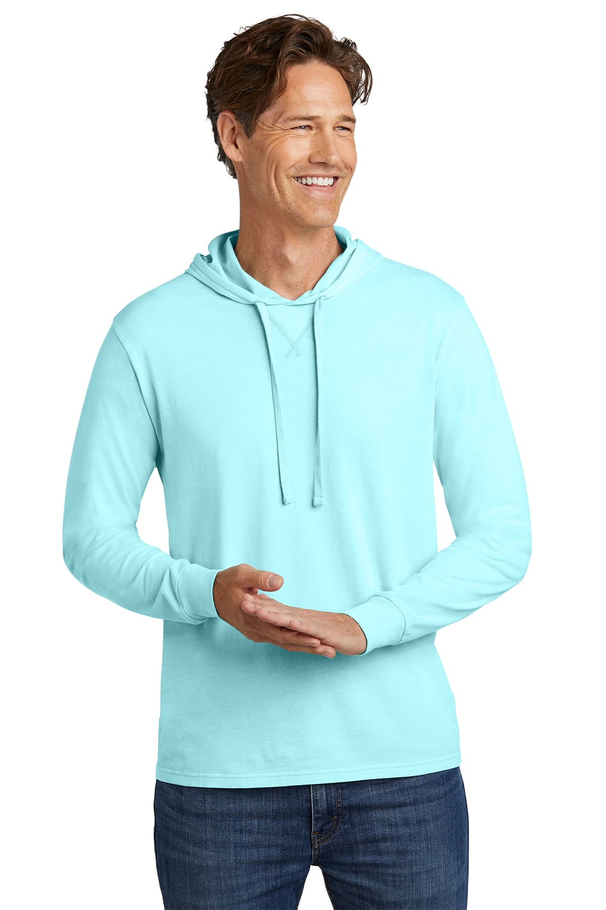 Allmade Unisex Mineral Dye Organic Cotton Hoodie Tee