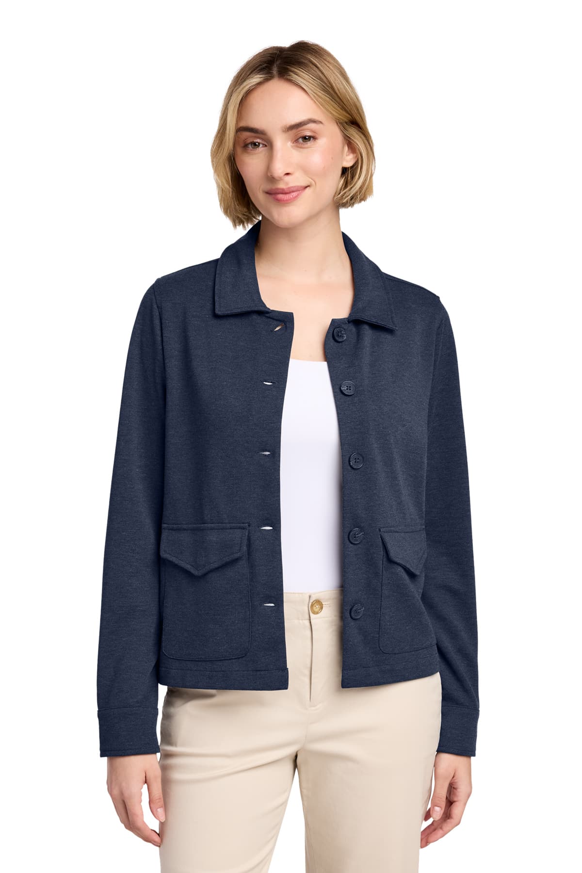 Brooks Brothers Women’s Mid-Layer Stretch Button Jacket