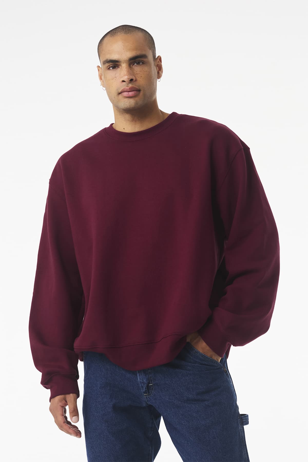BELLA+CANVAS Unisex 10-Ounce Heavyweight Crewneck Sweatshirt